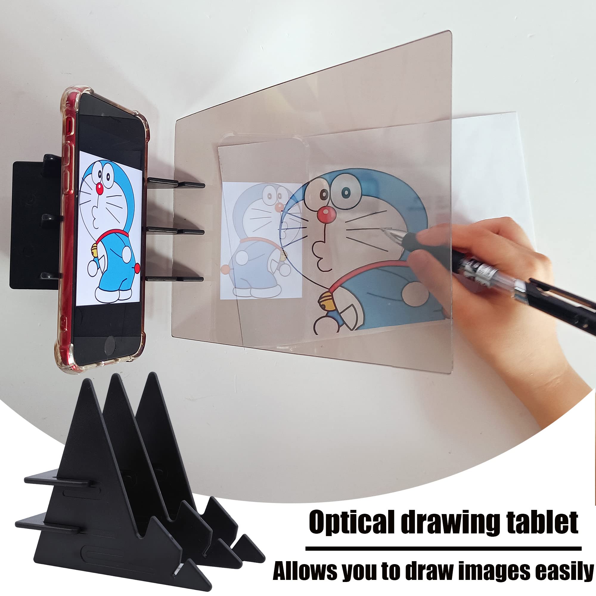 Planche à Dessin Optique - Tablette De Traçage Pour Croquis - Facile à Utiliser Avec Smartphone Ou Tablette - Parfaite Pour Débutants Et Artistes