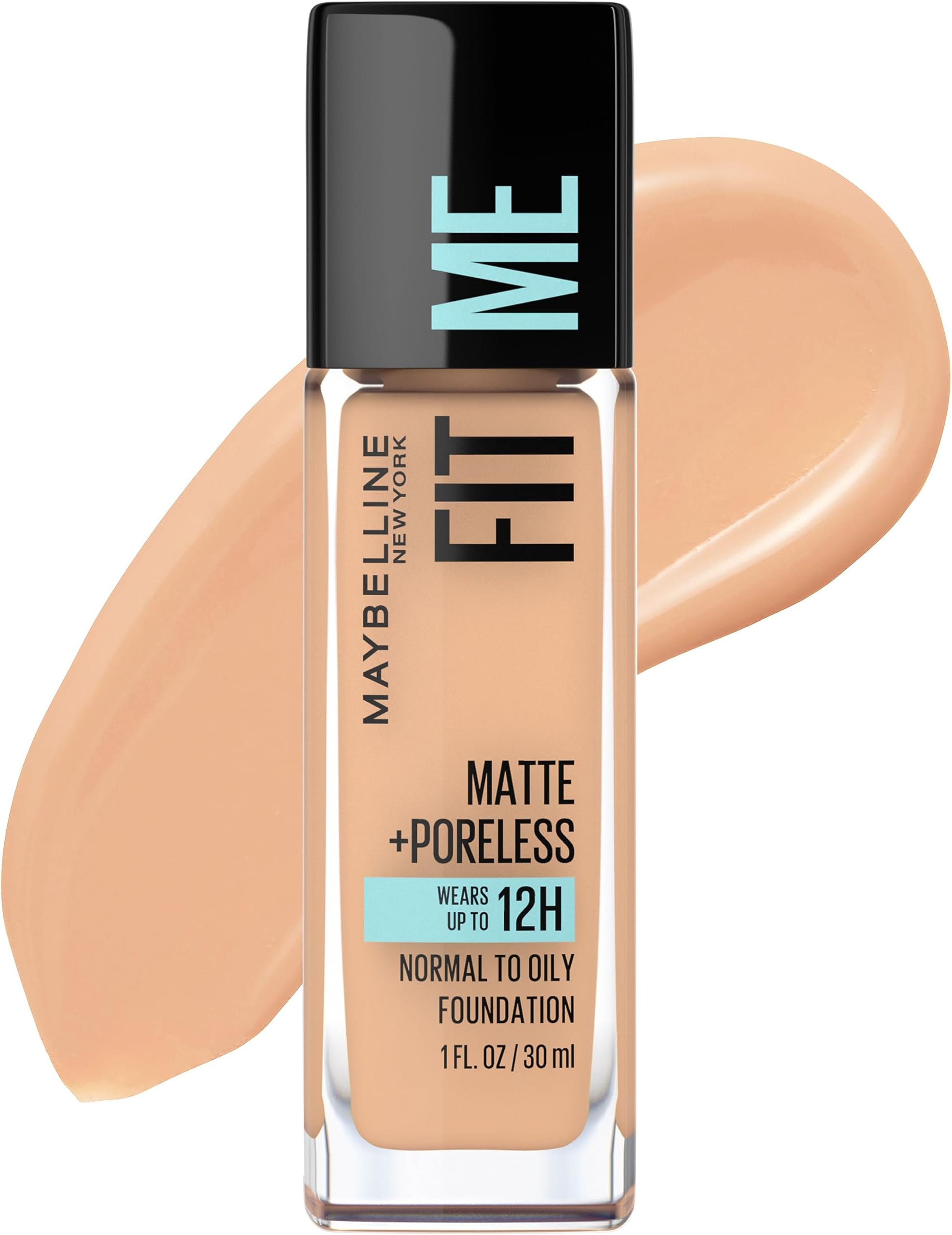 Maybelline New York Fit ME Matte with Poreless Foundation, 130 Buff Beige, 30 ml