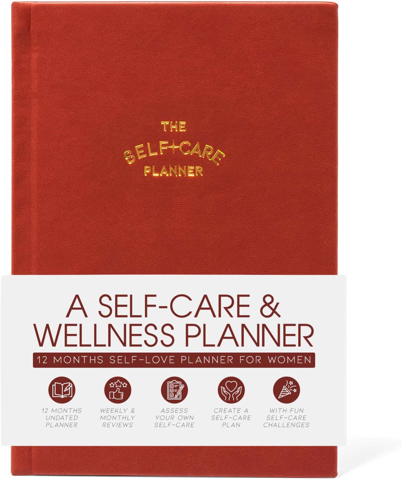Self Care Planner by epic self - Undated Wellness Planner, 48 Weeks - Self-Love, and Habit Tracker for Women - Prioritize Your Well-being in 2024 - Daily & Weekly Reflection Pages