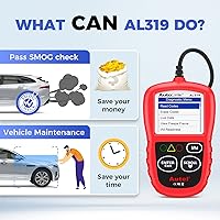 Vista 5 de Escáner de código Autel Autolink, Rojo y Negro