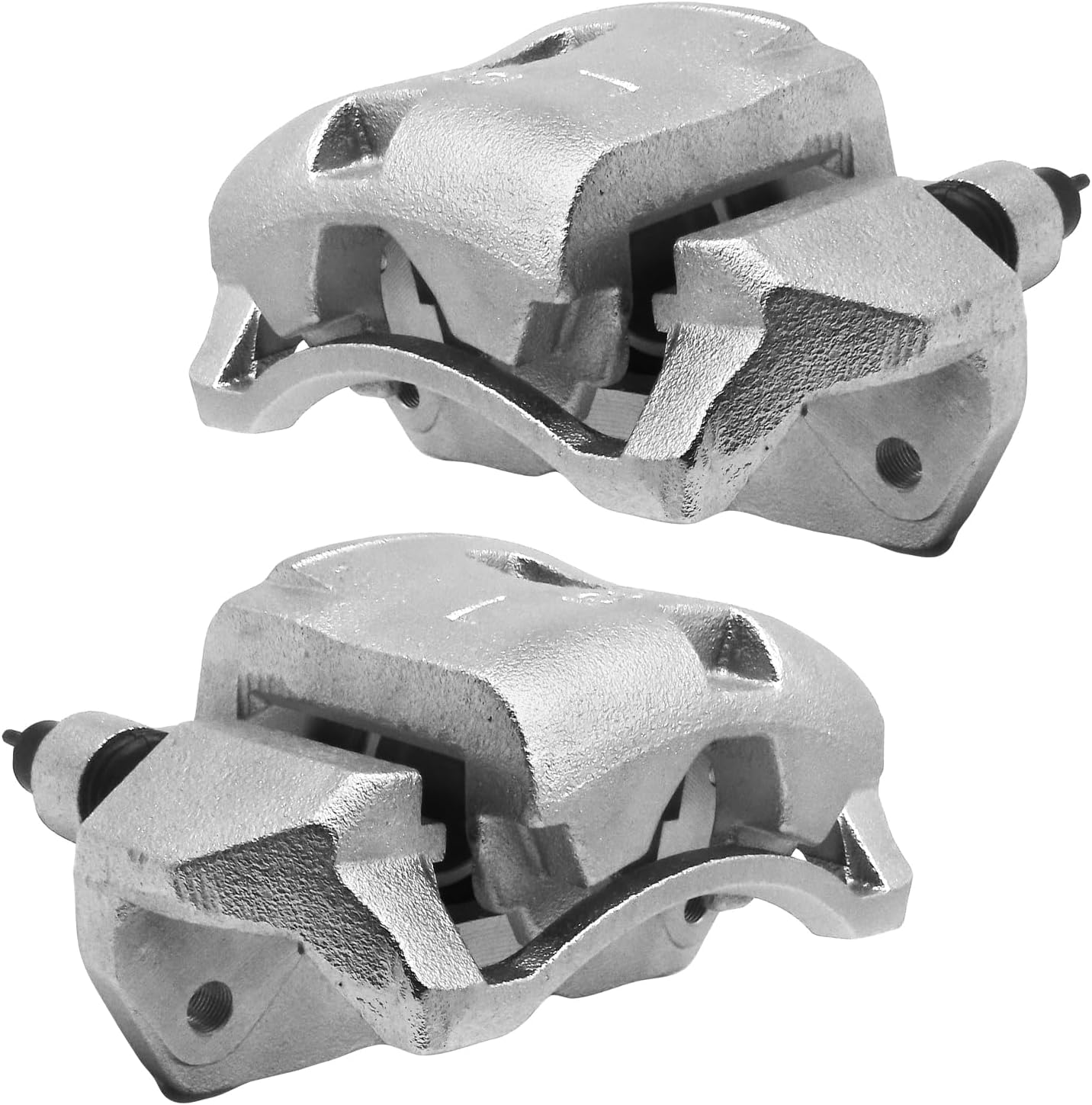 Front Disc Brake Caliper Assembly with Bracket Compatible with Select Mazda Models - Protege 1999-2003, Protege5 2002-2003, 1.8L/2.0L 19-B2608 19-B2609, Front Driver and Passenger Side, 2PCS