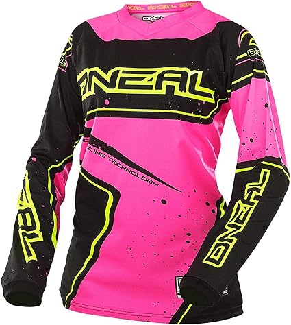 O' Neal Element Racewear da donna Jersey nero rosa MX MTB DH maglia  Motocross Offroad, 0028-70, XL : Amazon.it: Abbigliamento