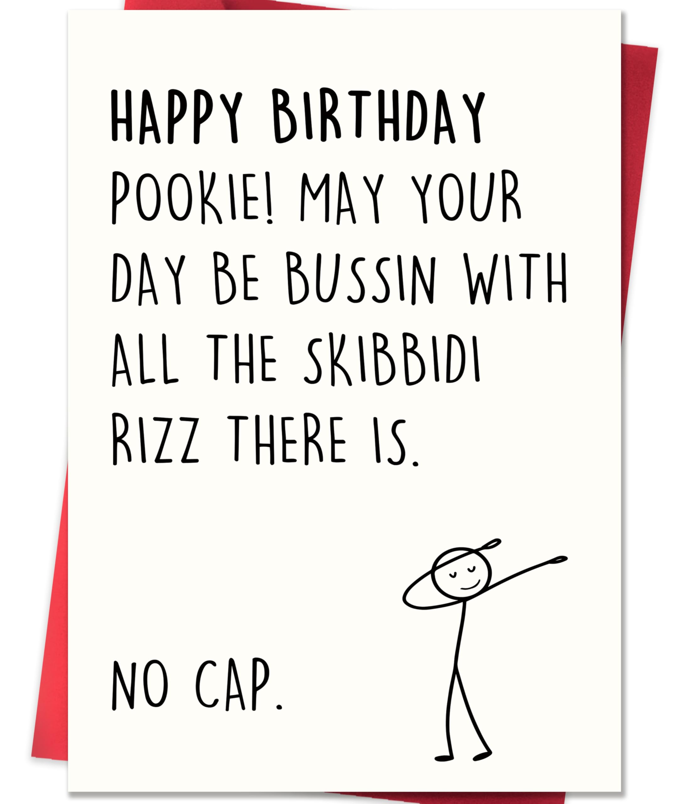 IDU Funny Birthday Card for Boys Girls Him Her,13th 14th 15th 16th 17th 18th 21st Birthday Decorations & Gifts for Son Daughter Teens,10 to 30 Year