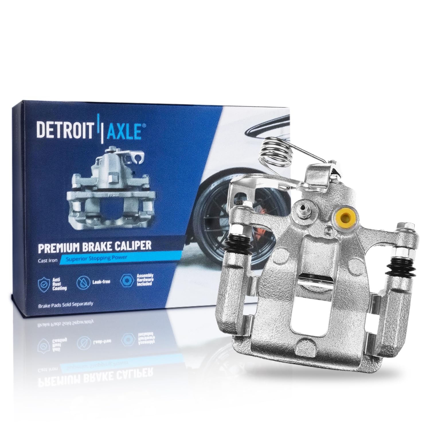 Detroit Axle - Rear Left Brake Caliper for 2012-2017 Kia Rio