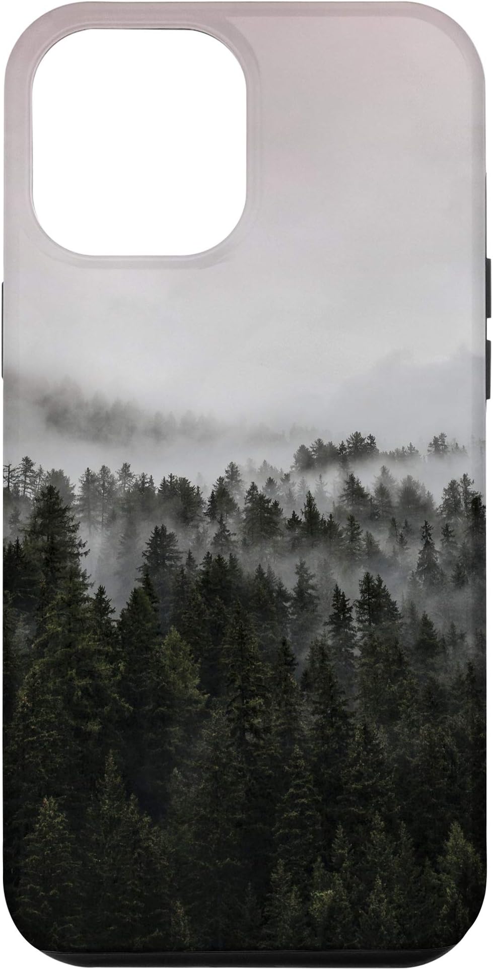 iPhone 12 Pro Max Foggy Forest Misty Trees Nature Case