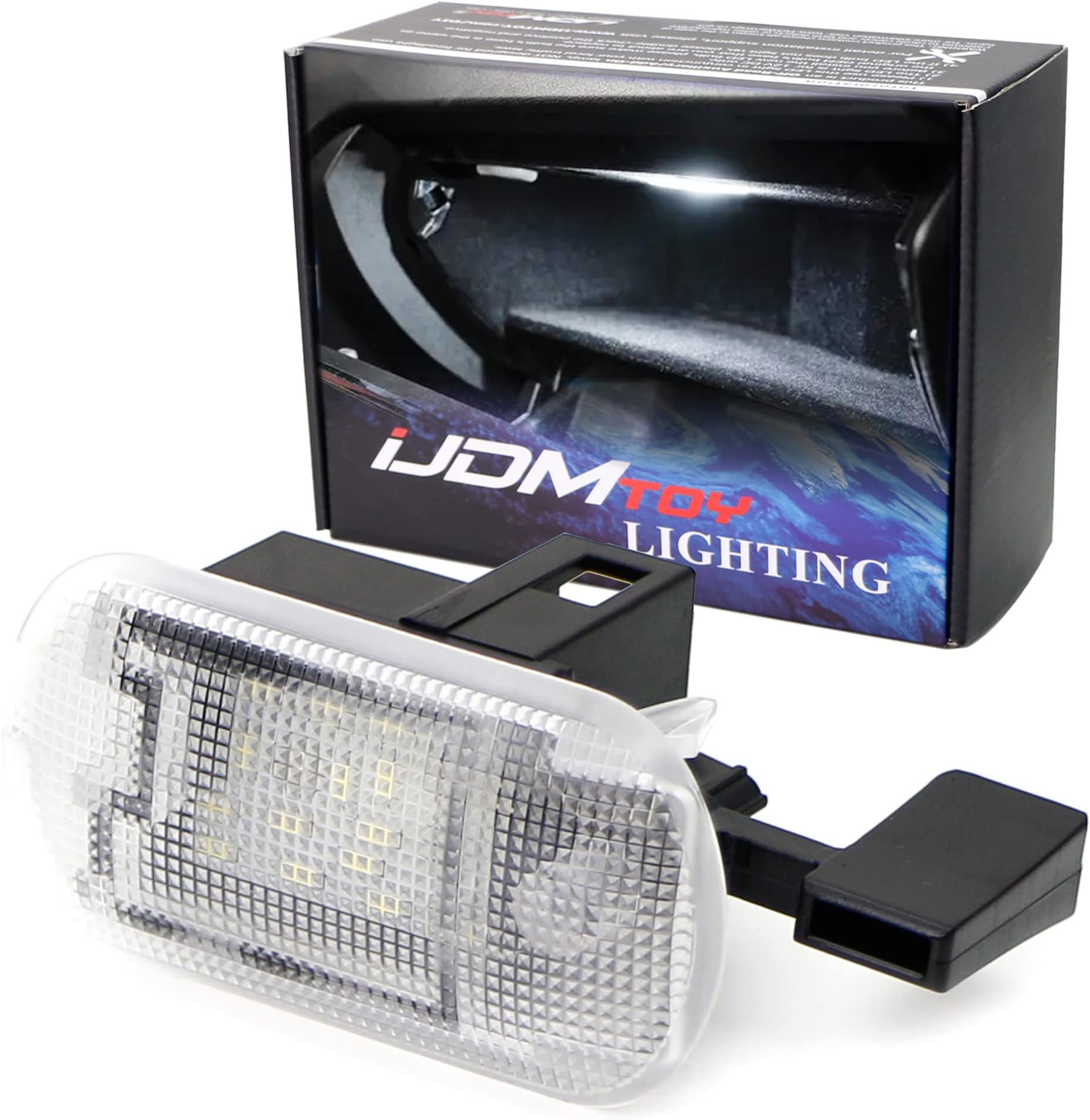 Super Bright 2W High Power Xenon White Full LED Glove Box Light Assembly Compatible With Volkswagen MK4 Golf Jetta Bora Beetle Touareg, Powered by 18-SMD LED Diodes