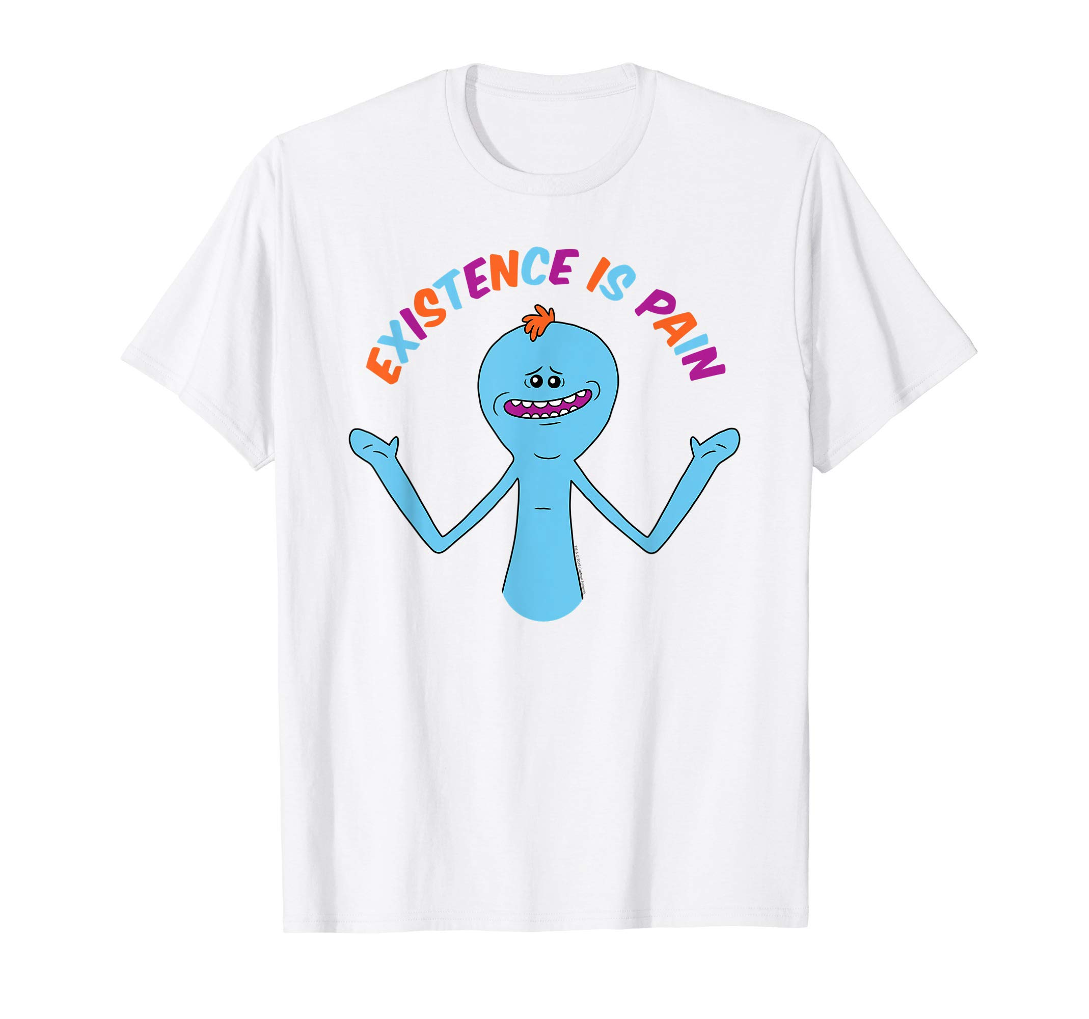 Rick and Morty Existence is Pain - Rainbow T-shirt T-Shirt