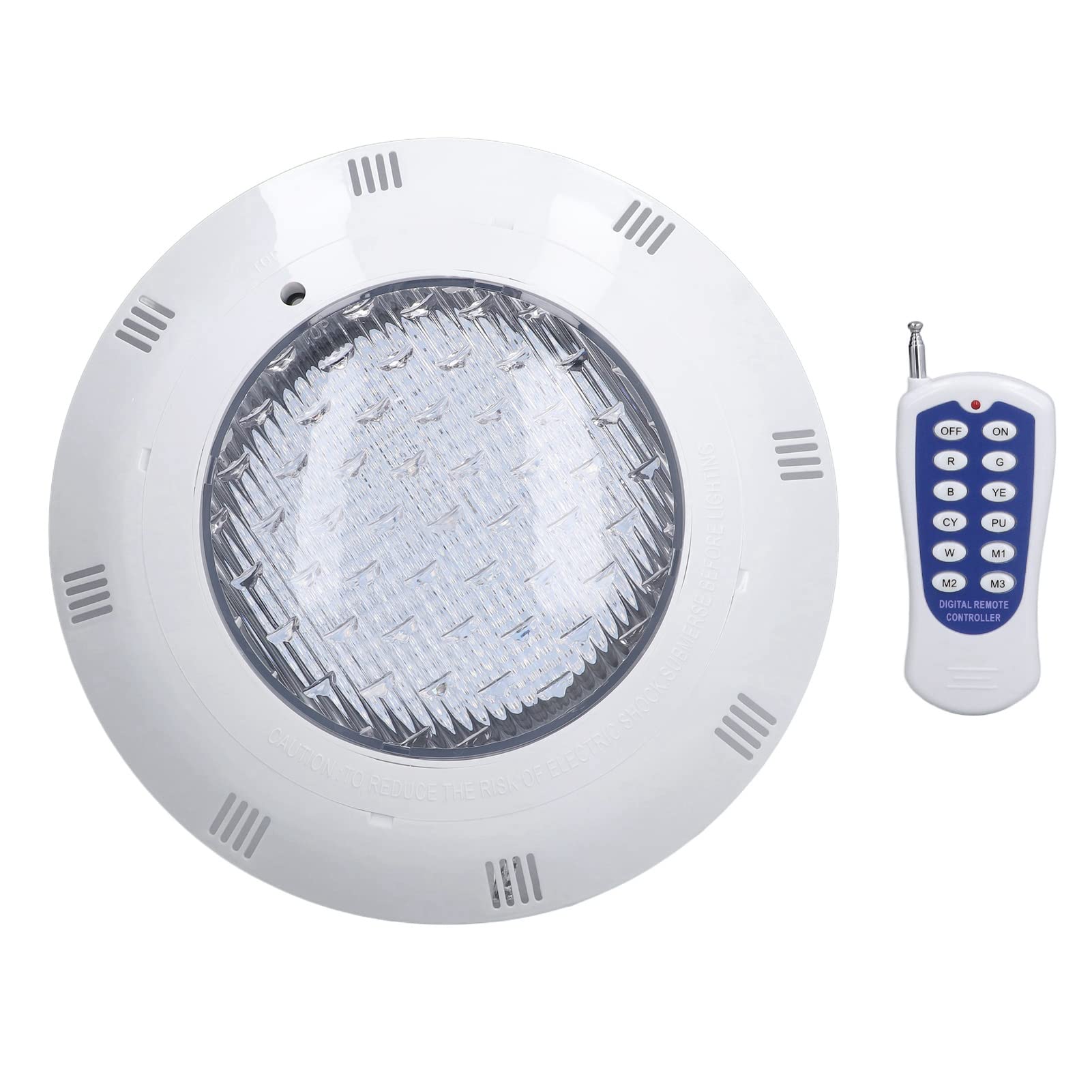 Luce Subacquea a LED RGB AC12V Luci for laghetto Impermeabili con Telecomando, Installazione Semplice, IP68 for Piscina, Decorazione del Giardino (36W)(25W)