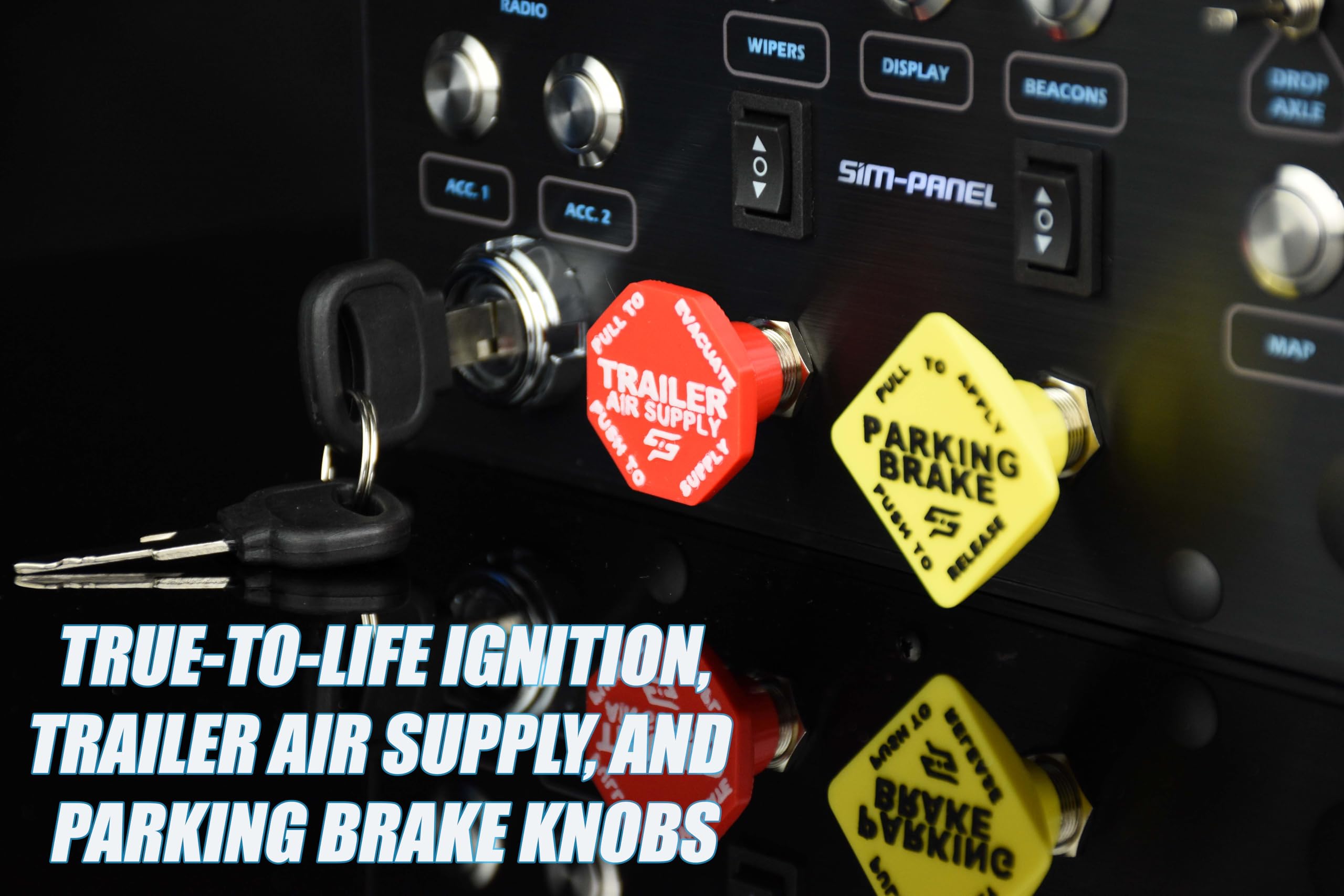 Snapklik.com : Sim-Panel Classic 2 Button Box For ATS/ETS2