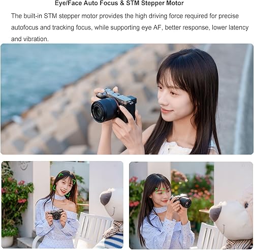 Miniatura 36 de VILTROX Lente APS-C de 0.906 in f/1.4 F1.4 E para Sony E, lente de enfoque automático STM APS-C de gran apertura para cámara Sony E-Mount A7 A7R A7C