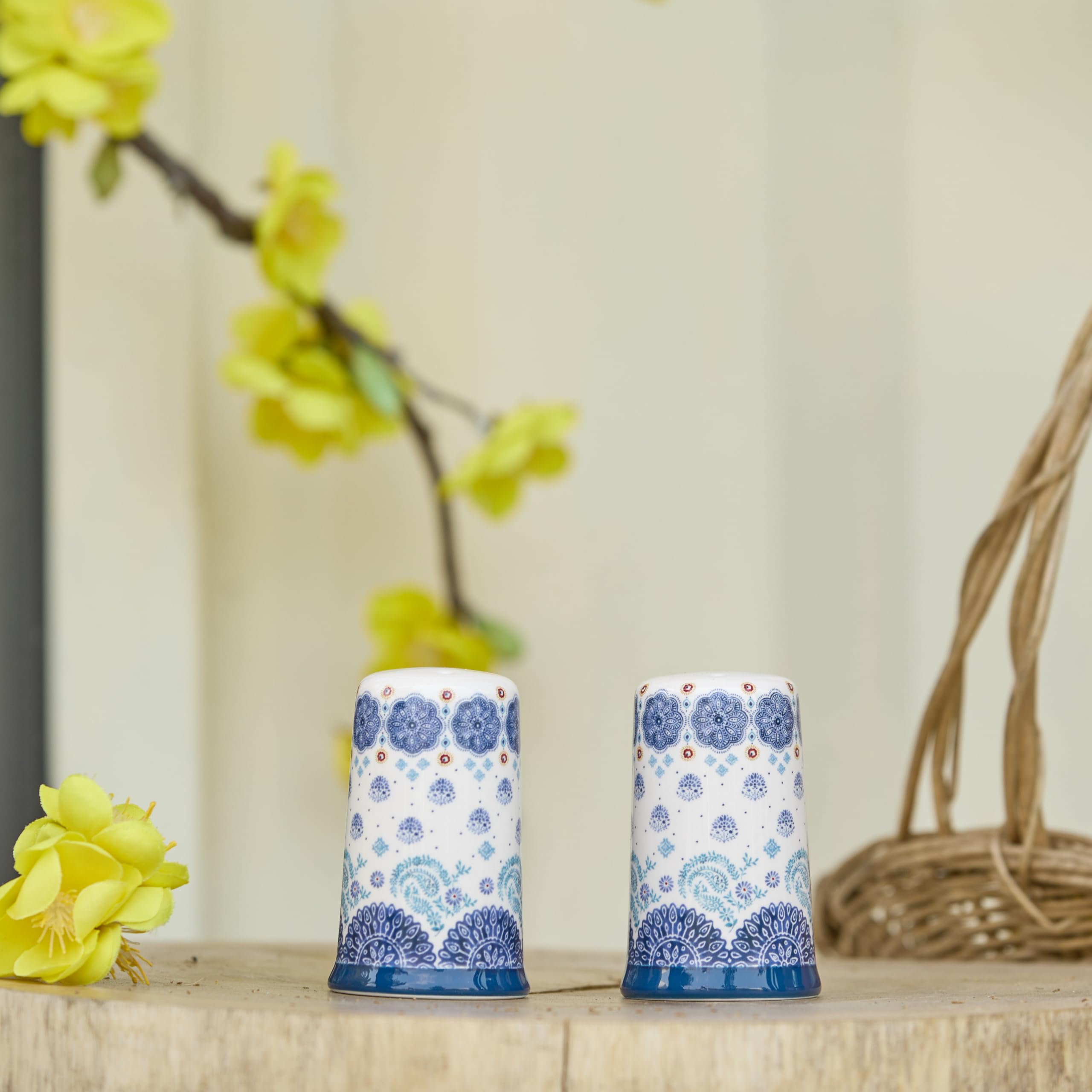 Amazon.com: Bico Blue Talavera Ceramic Salt & Pepper Shaker Set