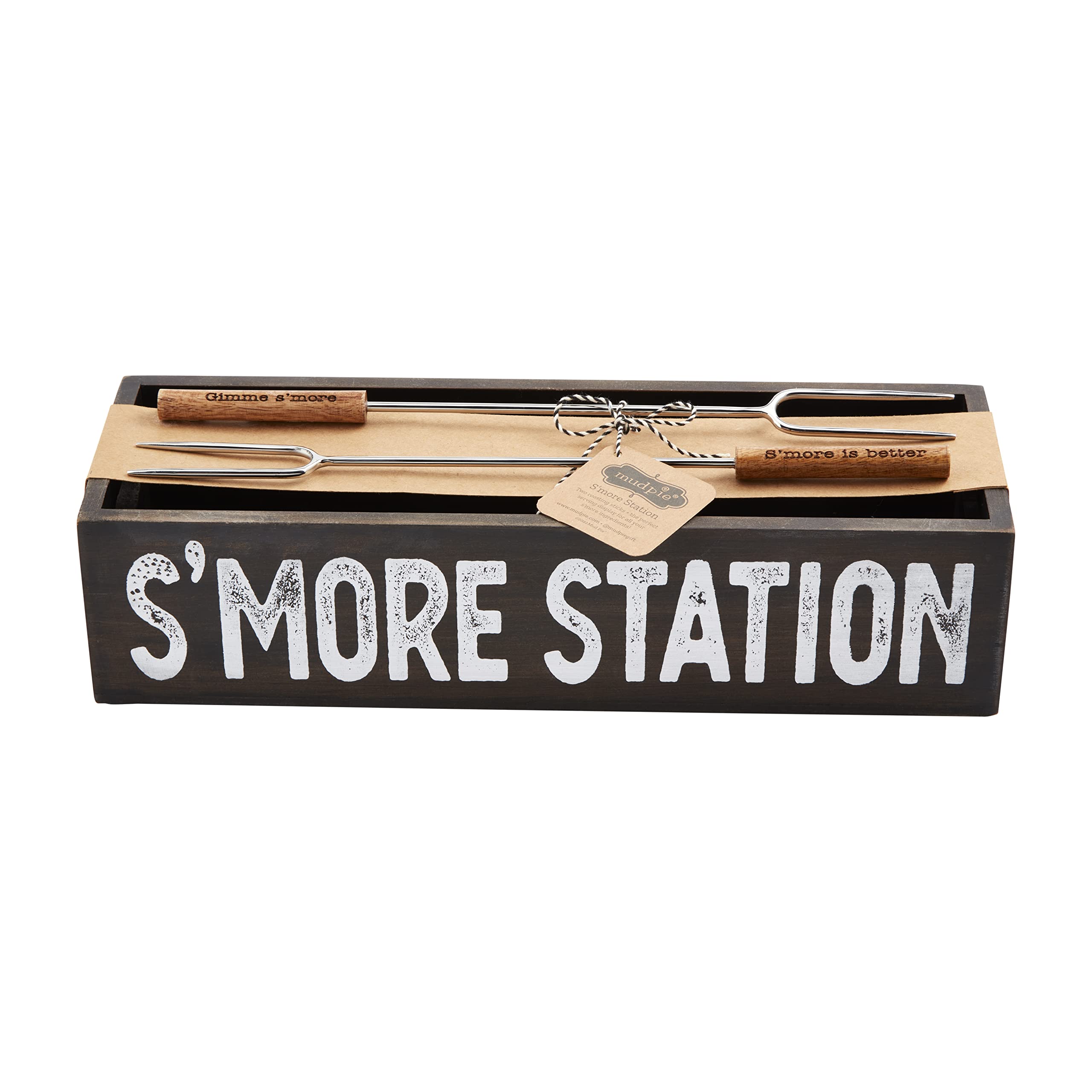 Mud Pie Smore Station Box Set; Box 5 1/2" x 17" | Skewer 15"
