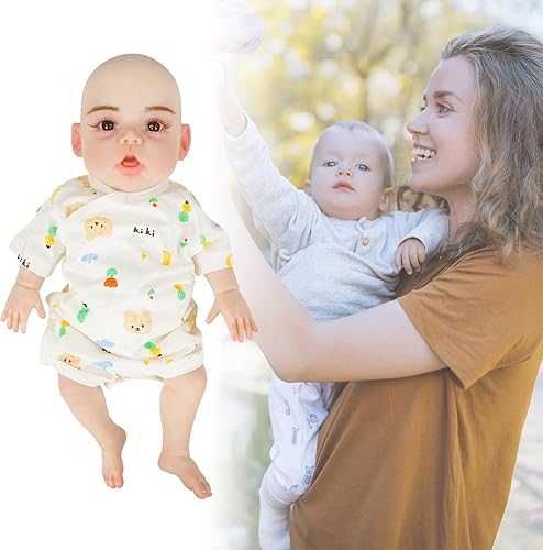 Muñecas de bebé Reborn de silicona completa, silicona realista de cuerpo completo de 17.7 pulgadas, no muñecas de vinilo, regalos realistas para