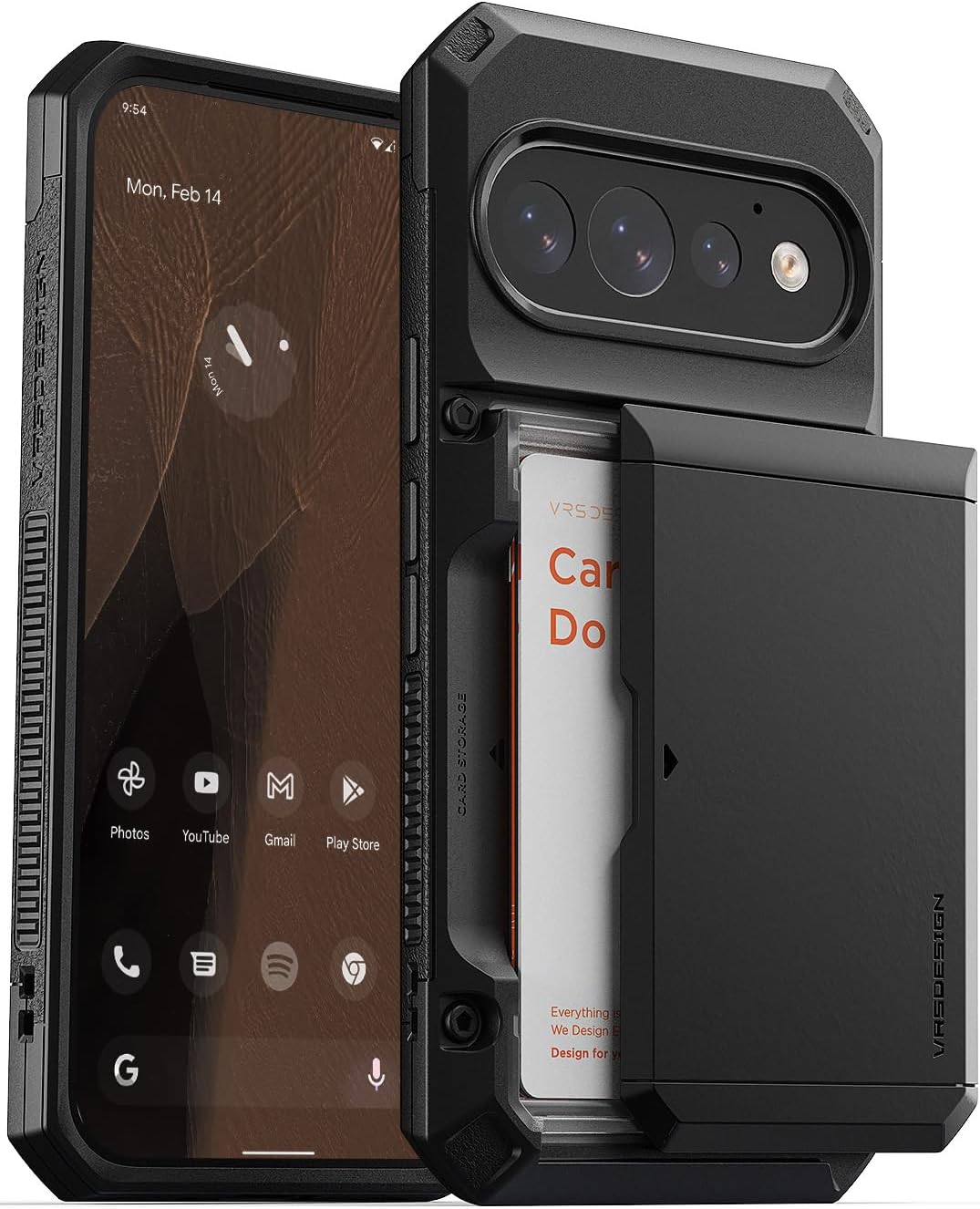 VRS DESIGN Damda Glide Pro for Pixel 11 Pro Case - Matte Black