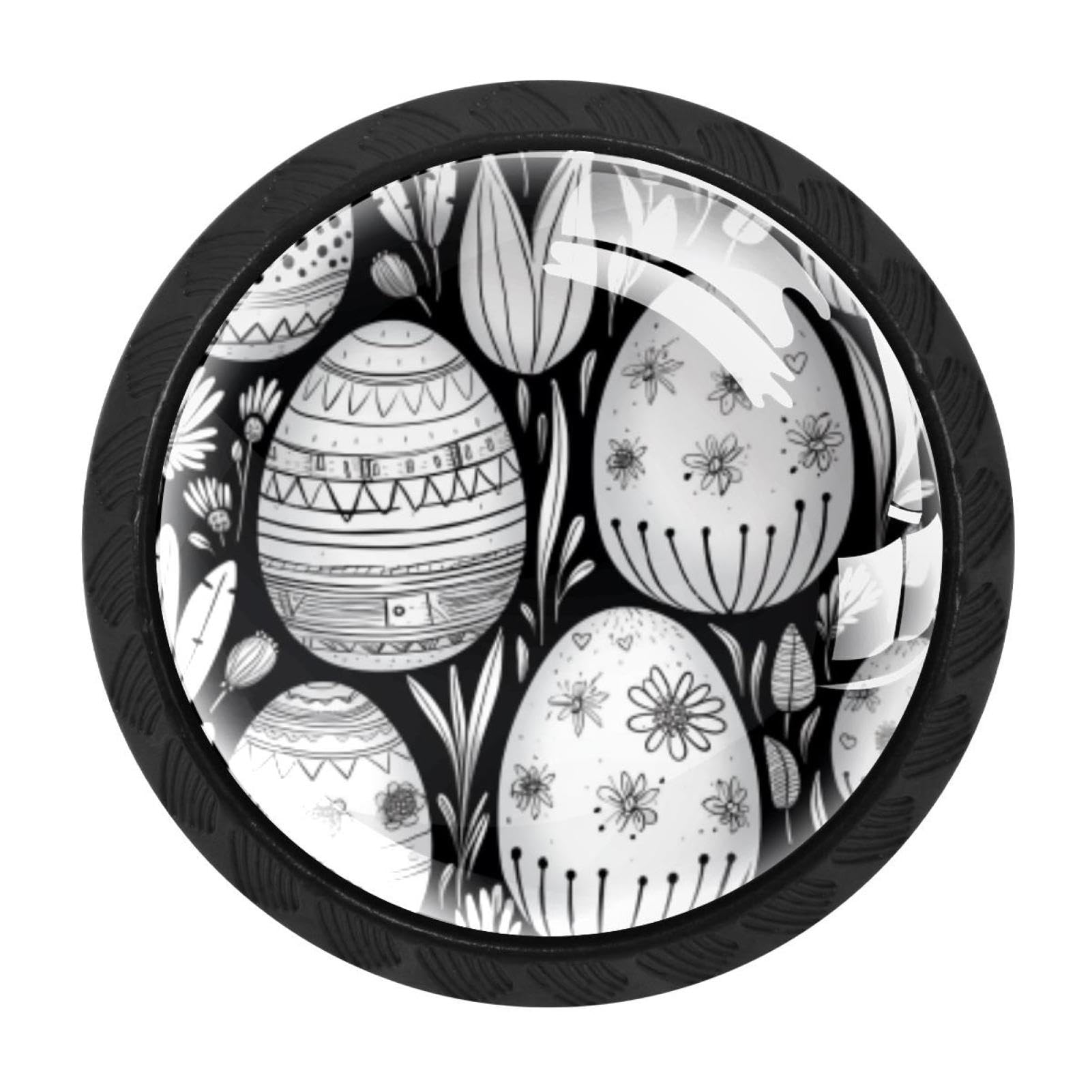 CHENZZZZ 4 Pack Easter Drawer Knob Cabinet Hardware
