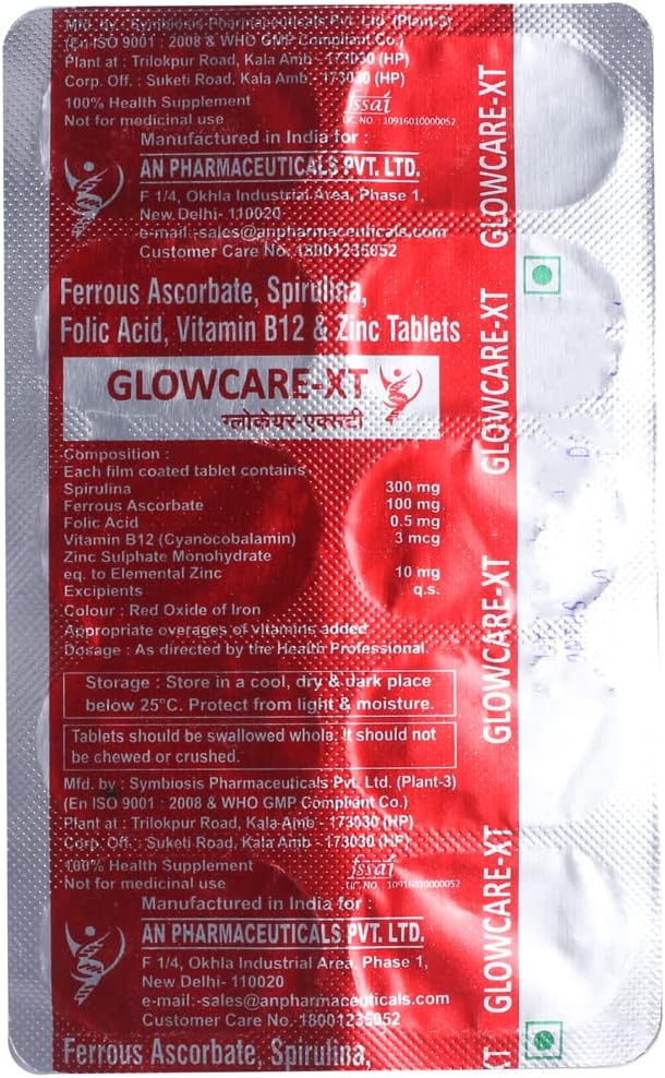 Glowcare-XT - Strip of 10 Tablets