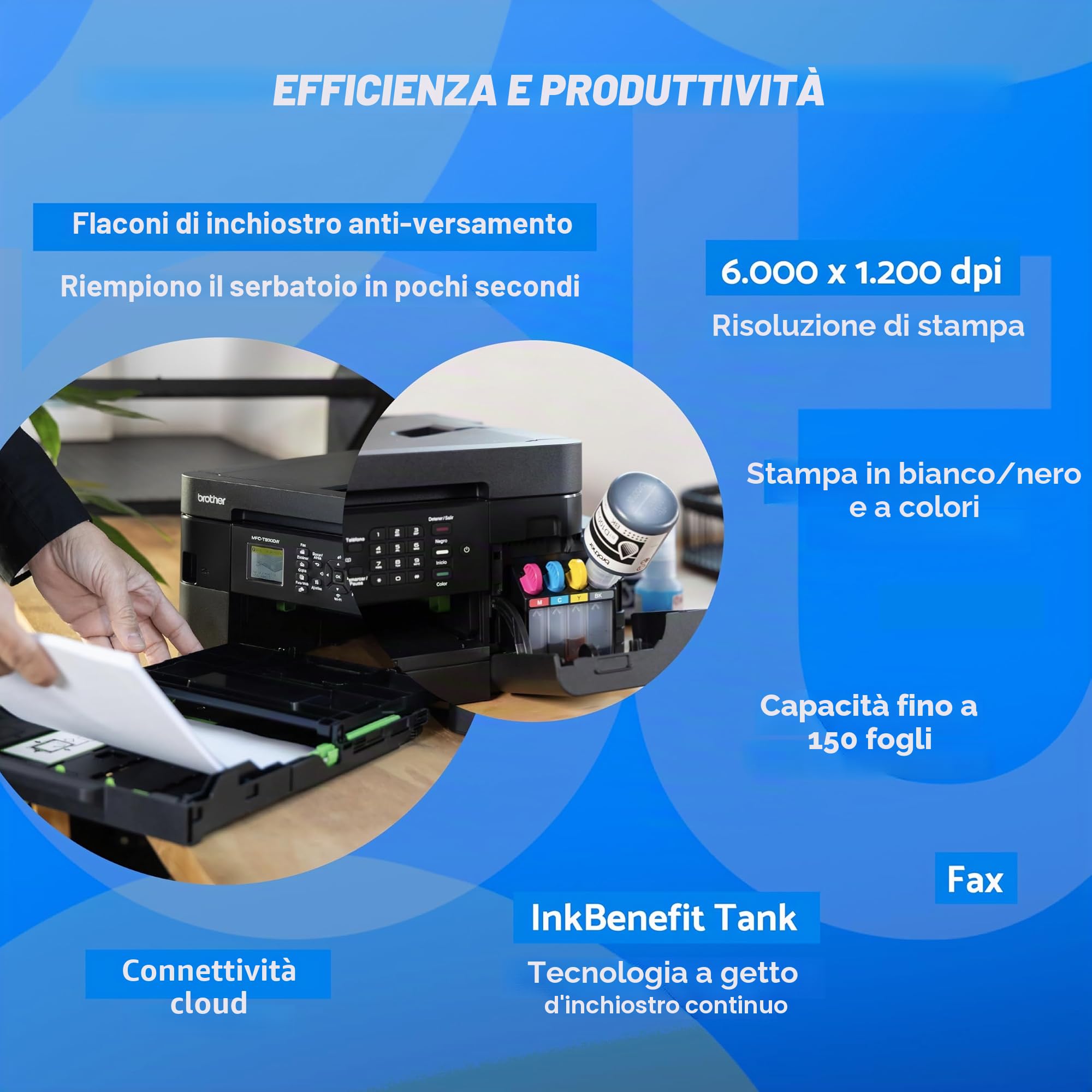 Brother Multifunzionale InkBenefit Tank MFC-T930DW