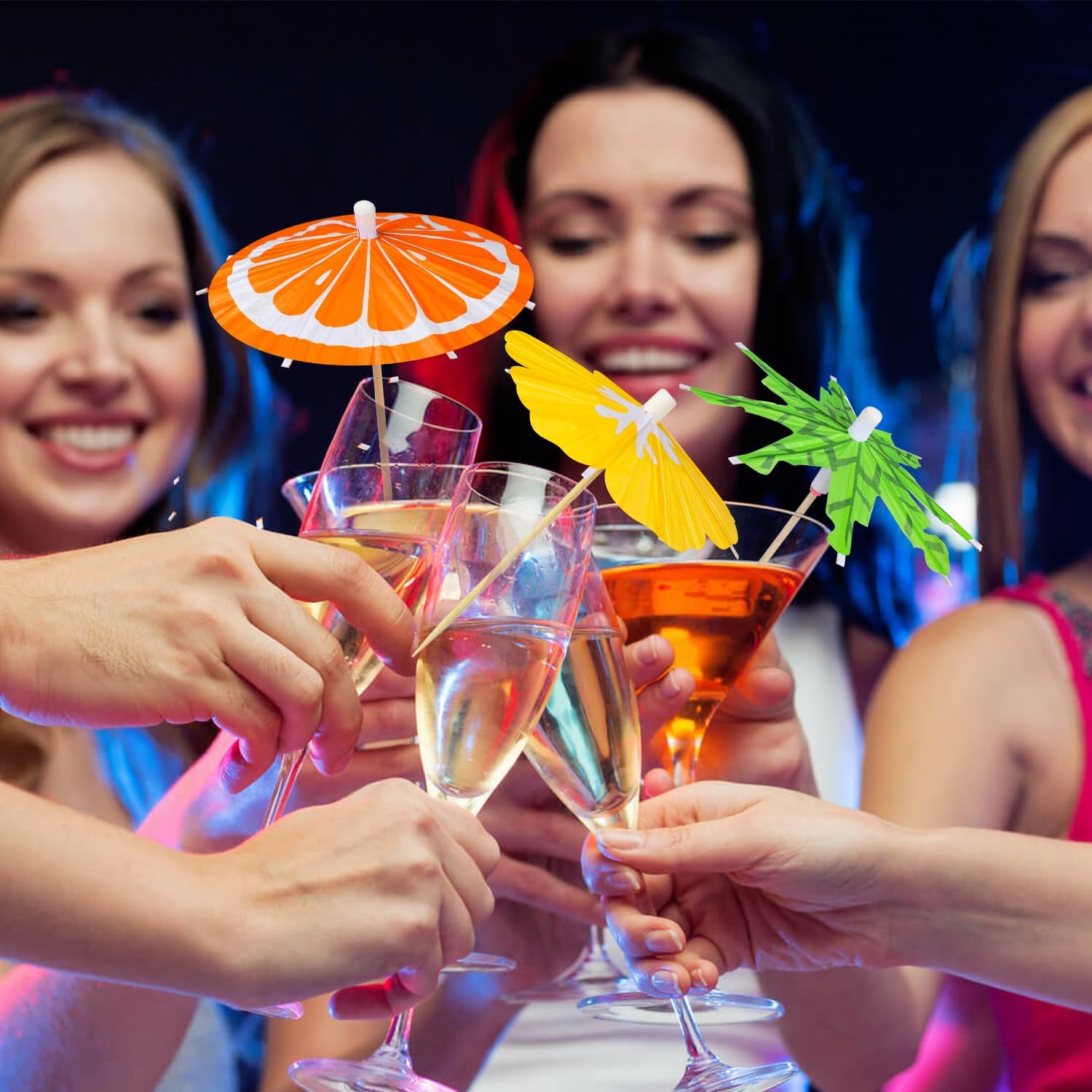 150 Pcs Cocktail Umbrellas for Drinks