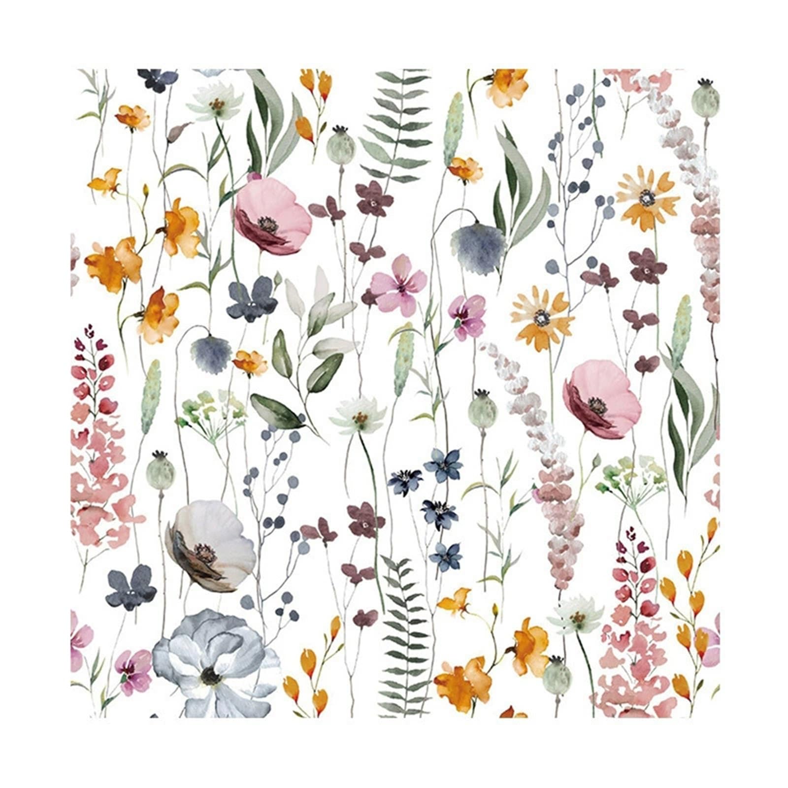 Zynqra E Floral Peel And Stick Wallpaper,Peel And Stick,Vinyl,For Bathroom Bedroom(,L300cm/118.1In*W44cm/17.3In)