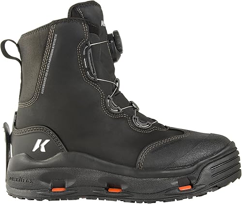 Miniatura 5 de Korkers Devil's Canyon Wading Botas - atléticas y guantes, incluye fieltro intercambiable y suelas Kling-On