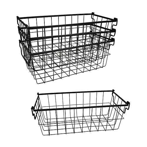 ARTAWEIN 4 Pack Freezer Organizer Bins for Chest Freezer -