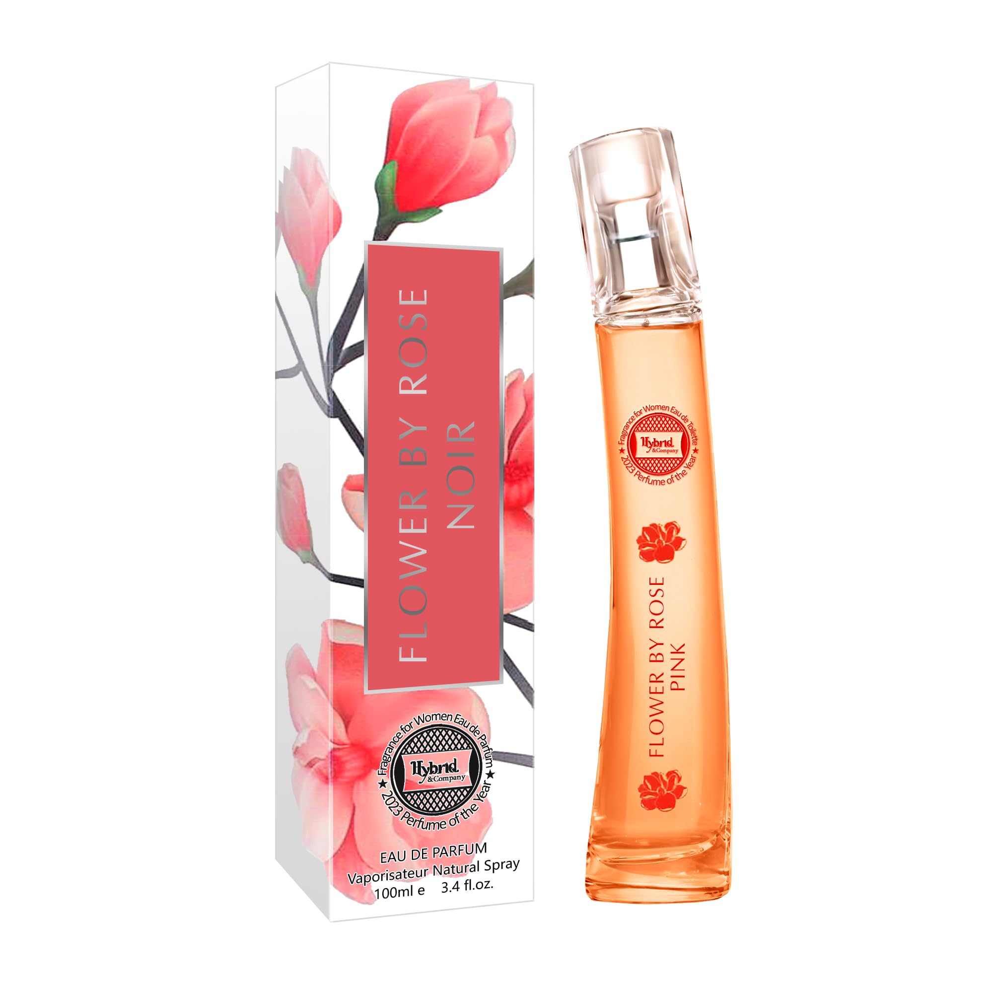 Hybrid & CompanyFlower By Rose Pink For Women Eau De Parfume Pour Femme Natural Spray 3.4fl.on
