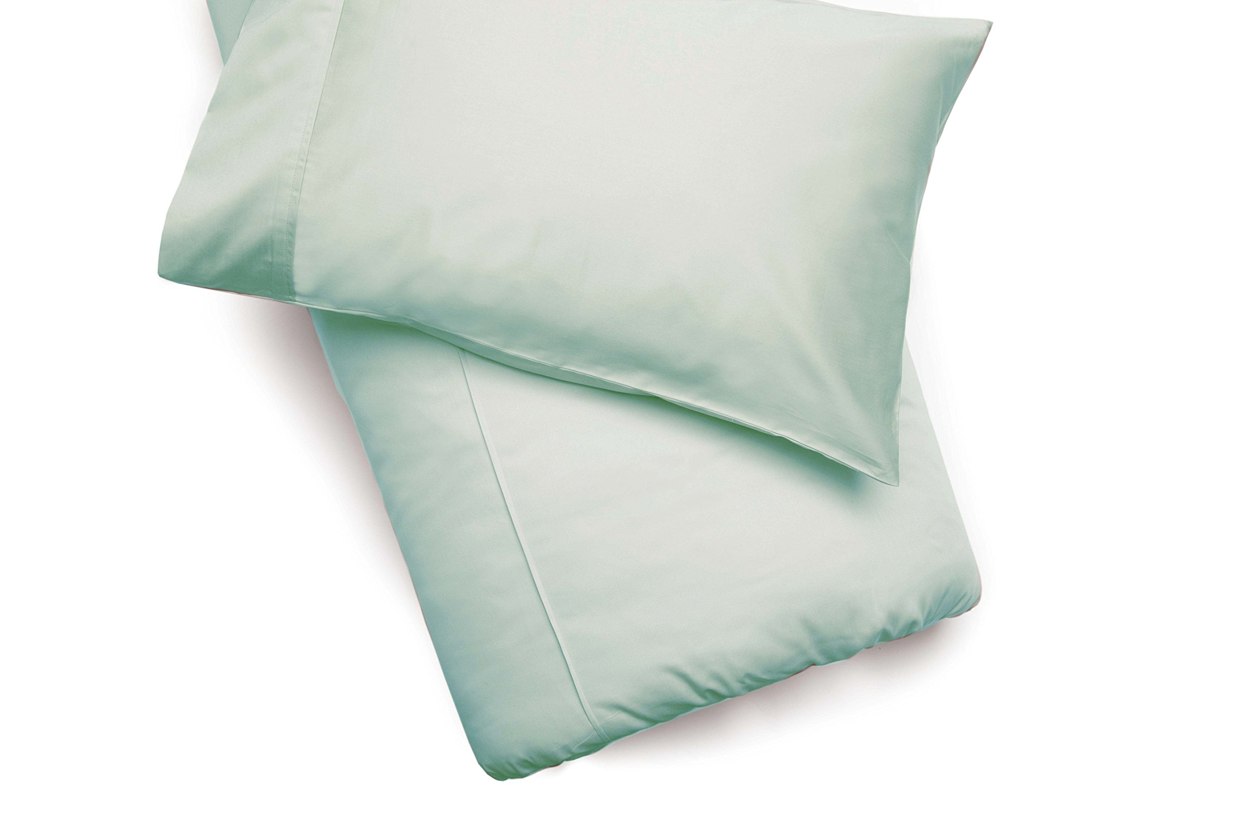 Belledorm Egyptian Cotton Duvet Cover - 200 Thread Count - Swift Swap (Double, Thyme) — image 1