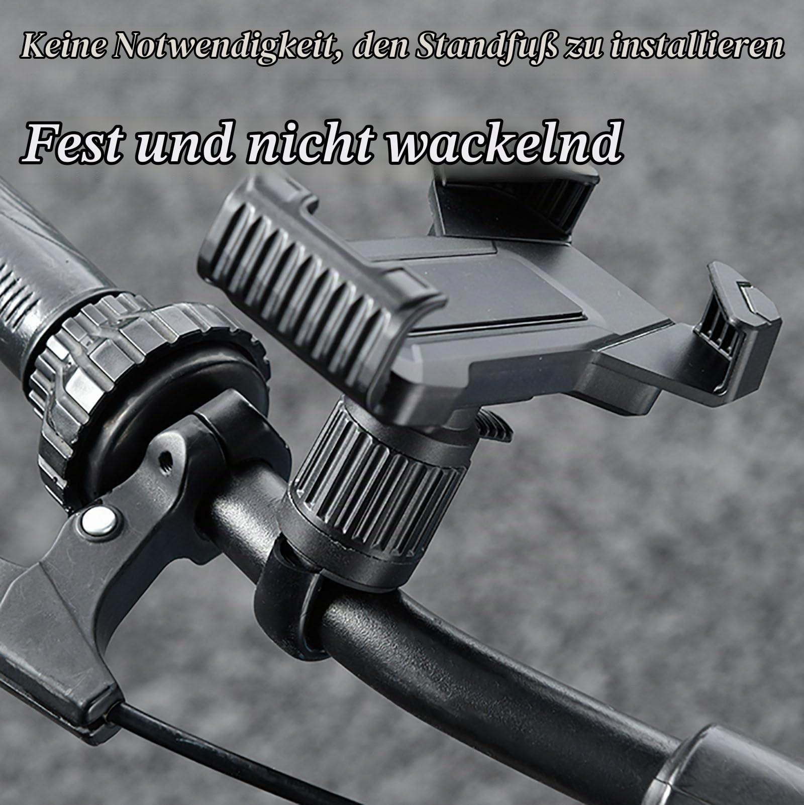 UYTKTN Fahrrad Handyhalterung für Cube Kathmandu HYBRID ONE 800, Universal Anti-Shake Lenker Halter Halterung Handyhalter, Vibrationsgedämpft für 