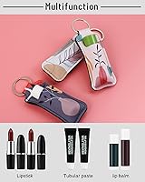 Vista 46 de COOKOOKY Chapstick - Llavero con clip para bálsamo labial