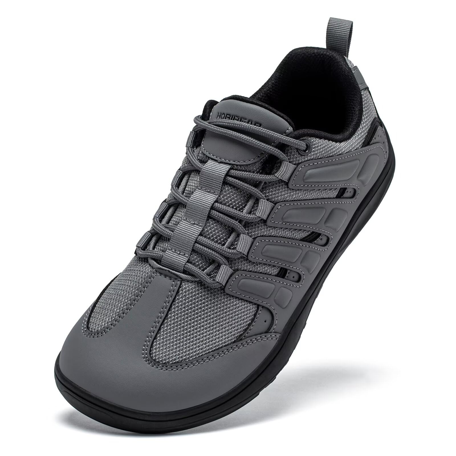 HOBIBEAR Unisex Breite Barfuss Schuhe Damen Herren Minimalistische Barfußschuhe Outdoor Trail Running Schuhe Leicht und Bequem