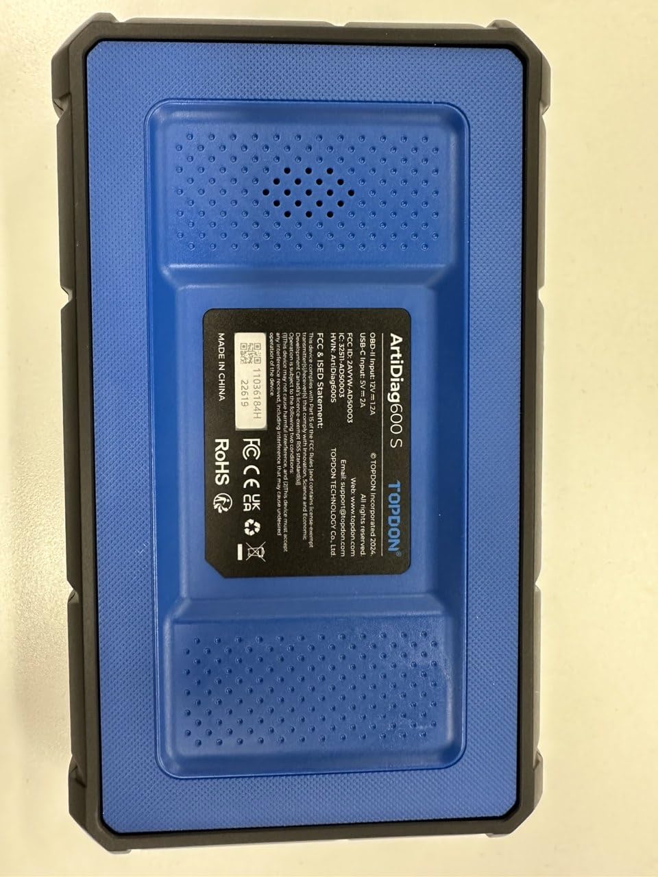 Scanner Auto Topdon ArtiDiag600S AD600S – Diagnostic OBD2 Professionnel – Écran Tactile 5" – Mises à Jour WiFi