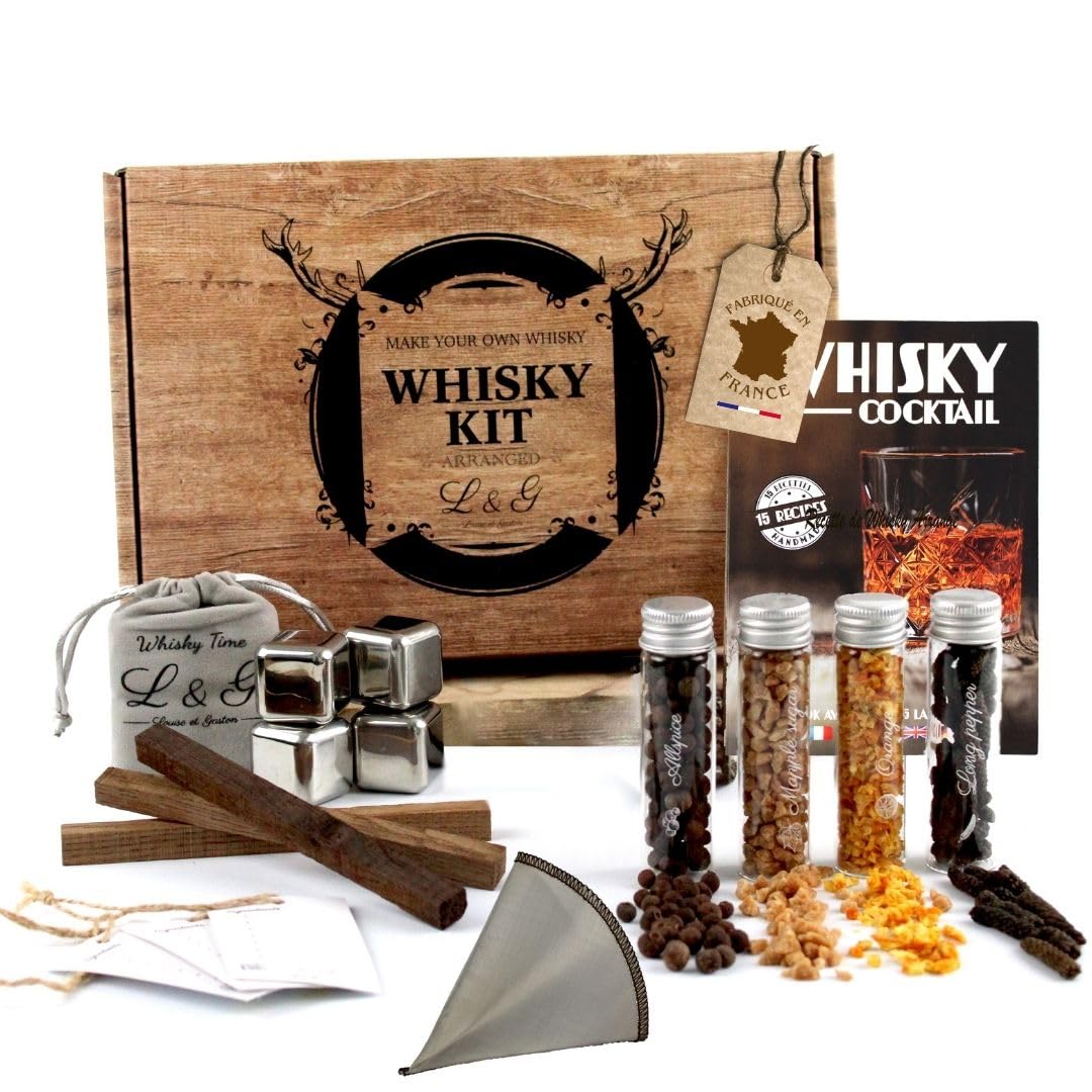 Whisky Personnalisé Kit d'Épices pour vos soirées DIY maison