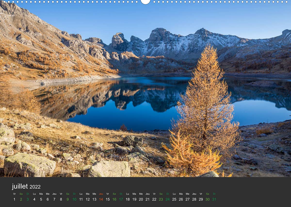 Lacs de montagne. Miroir des cimes (Premium, hochwertiger DIN A2 Wandkalender 2022, Kunstdruck in Hochglanz): Découvrez chaque mois, des photographies ... mensuel (Calendrier mensuel, 14 Pages )