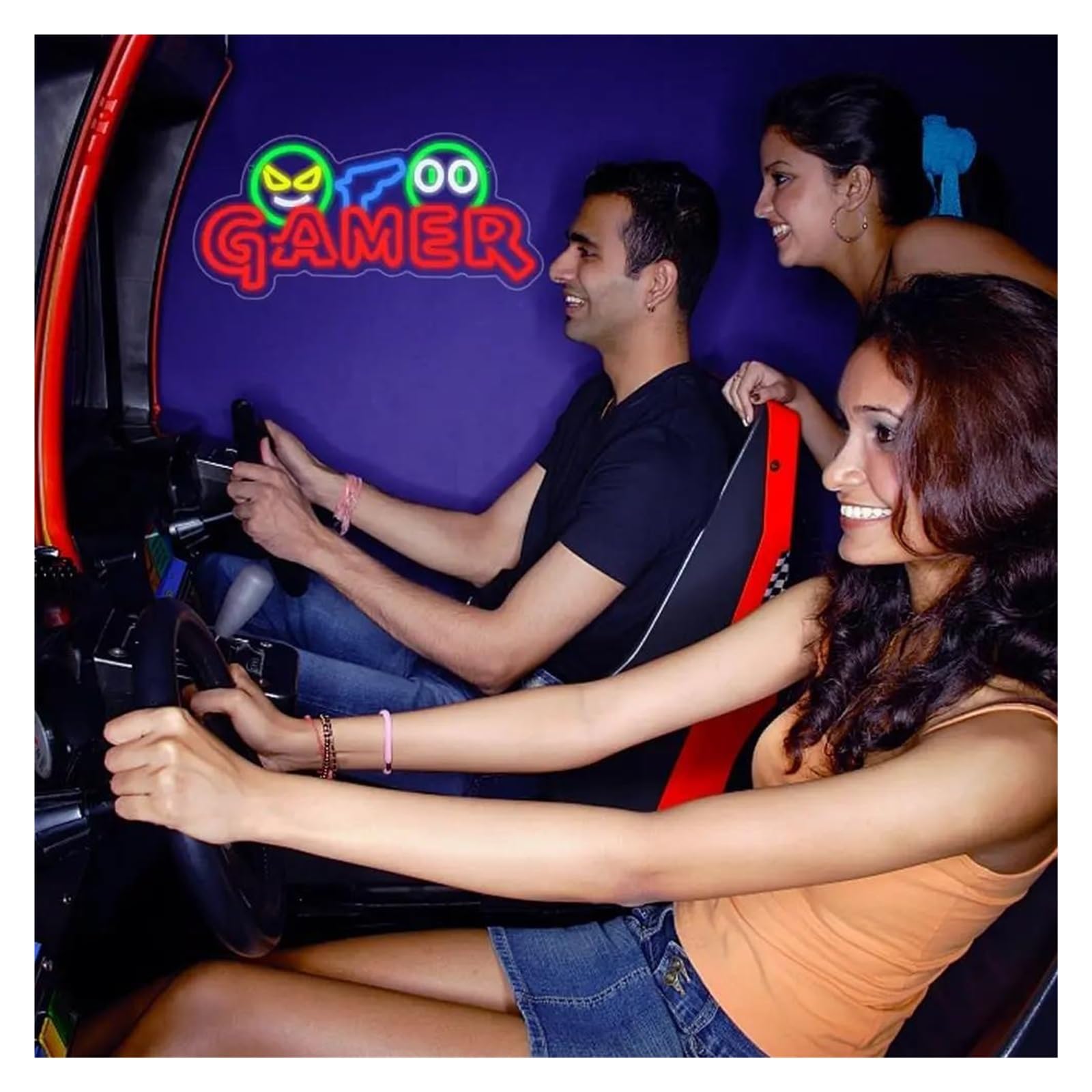 XENITE Luces Art Decoration Christmas Letrero De Neón Para Gamer, Luz LED Para Gamer, Regulable Por USB, Para Sala De Juegos, Dormitorio, Fiesta, Bar, Adolescente,42.5cmx19.5cm