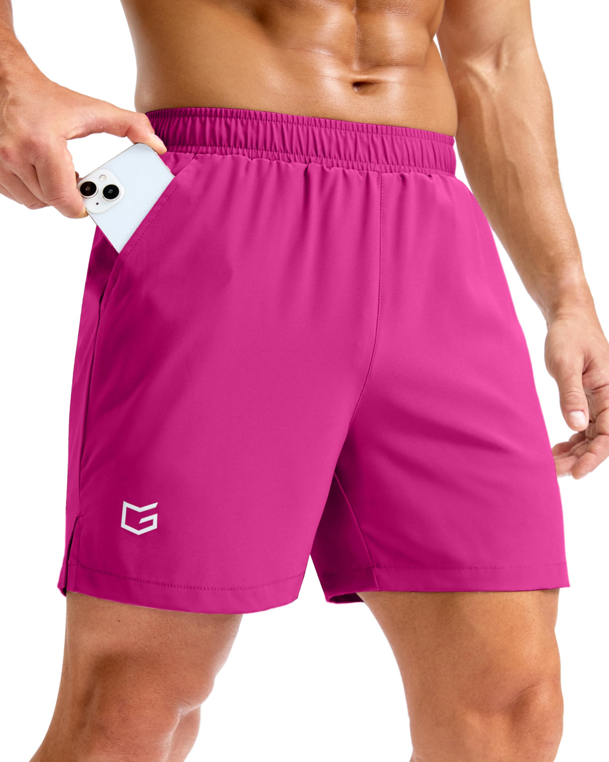 G Gradual Men's Athletic Running Shorts with Pockets 5"/ 7"/ 9" Gym Shorts