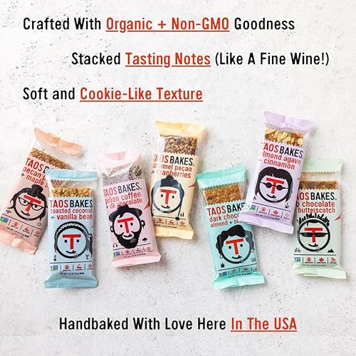 Miniatura 94 de Taos Bakes – Paquete variado – Barras de desayuno – Barras de granola con alto contenido de proteínas y altas en fibra – Sin gluten y sin OMG