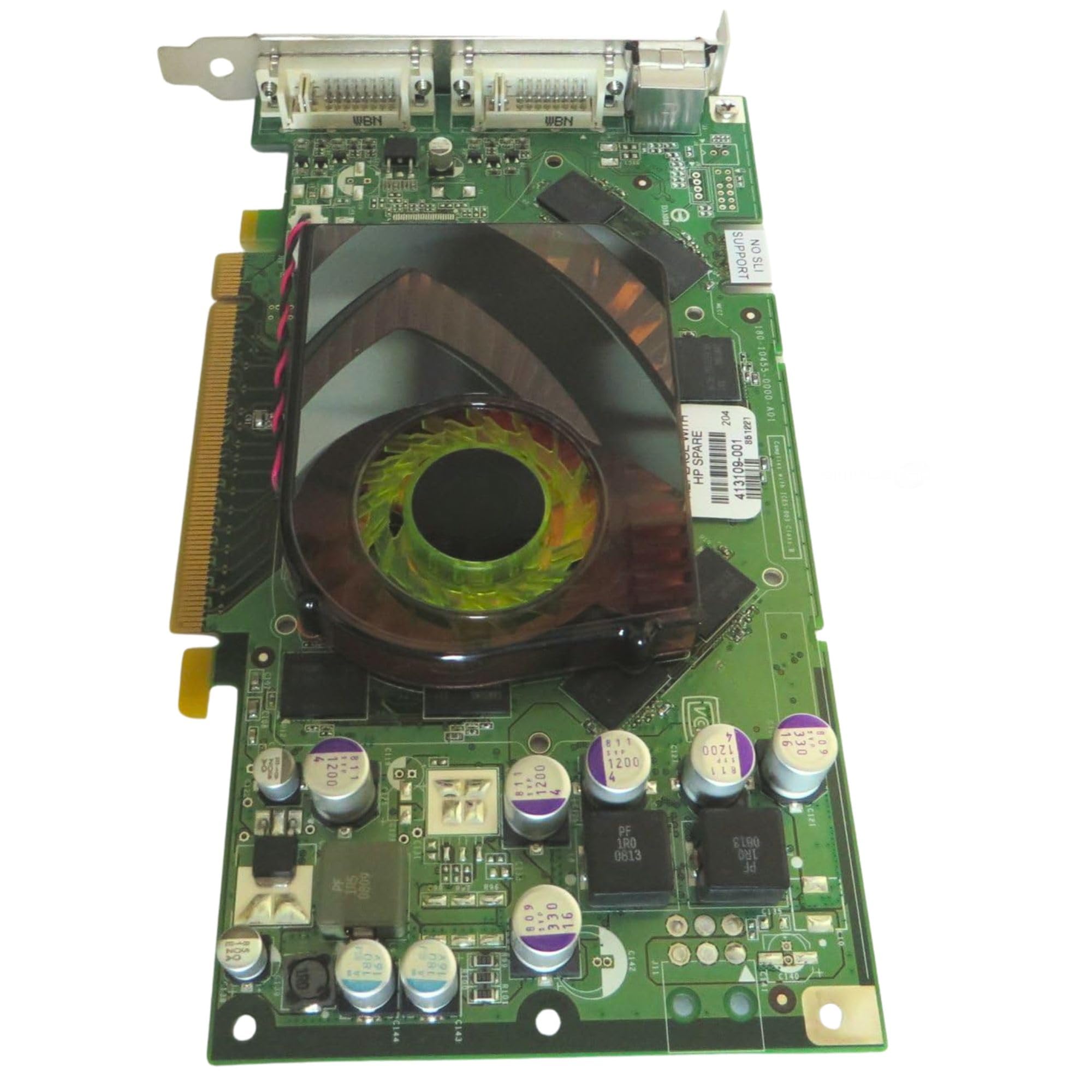 SIMPLETEK - Scheda Grafica Professionale 256MB GDDR3 - FX 1500 | Doppia DVI-I (24+5) + Uscita TV (HDTV-Out) (Ricondizionato)