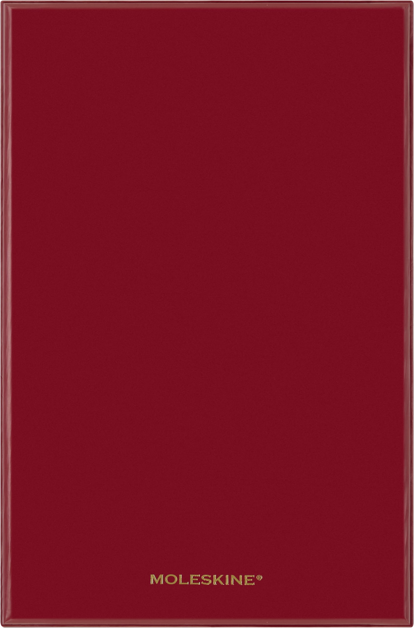 Moleskine Cuaderno Rayado Año del Caballo – Cubierta Dura Certificada VEGEA® en Rojo, Tamaño Large 13 x 21 cm, con Caja de Regalo Reutilizable