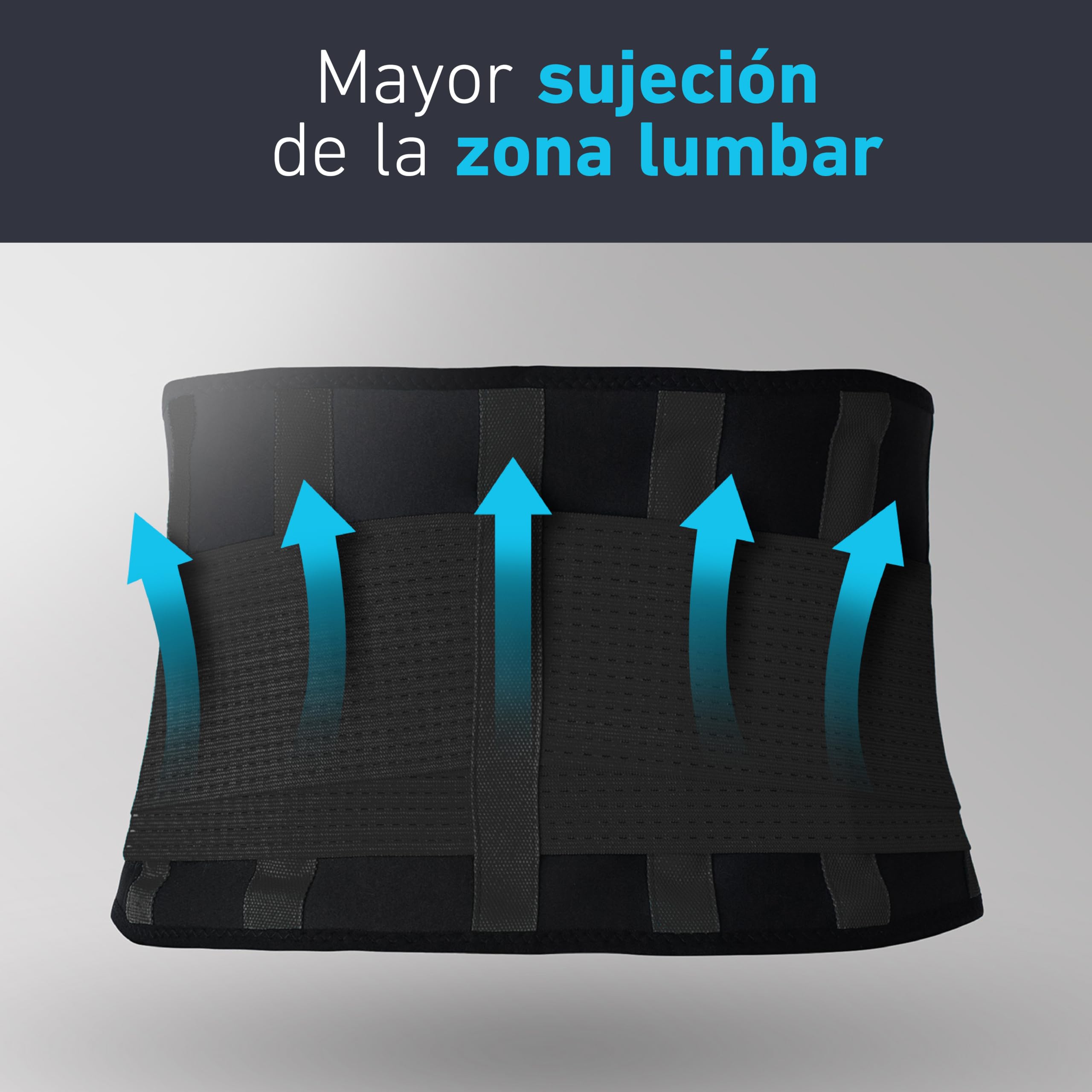 Clever Yellow Faja Lumbar para Hombre y Mujer - Soporte Ajustable | Incluye 1 faja lumbar ajustable talla XXL con 7 soportes, 4 refuerzos y doble ajuste para hombre y mujer.