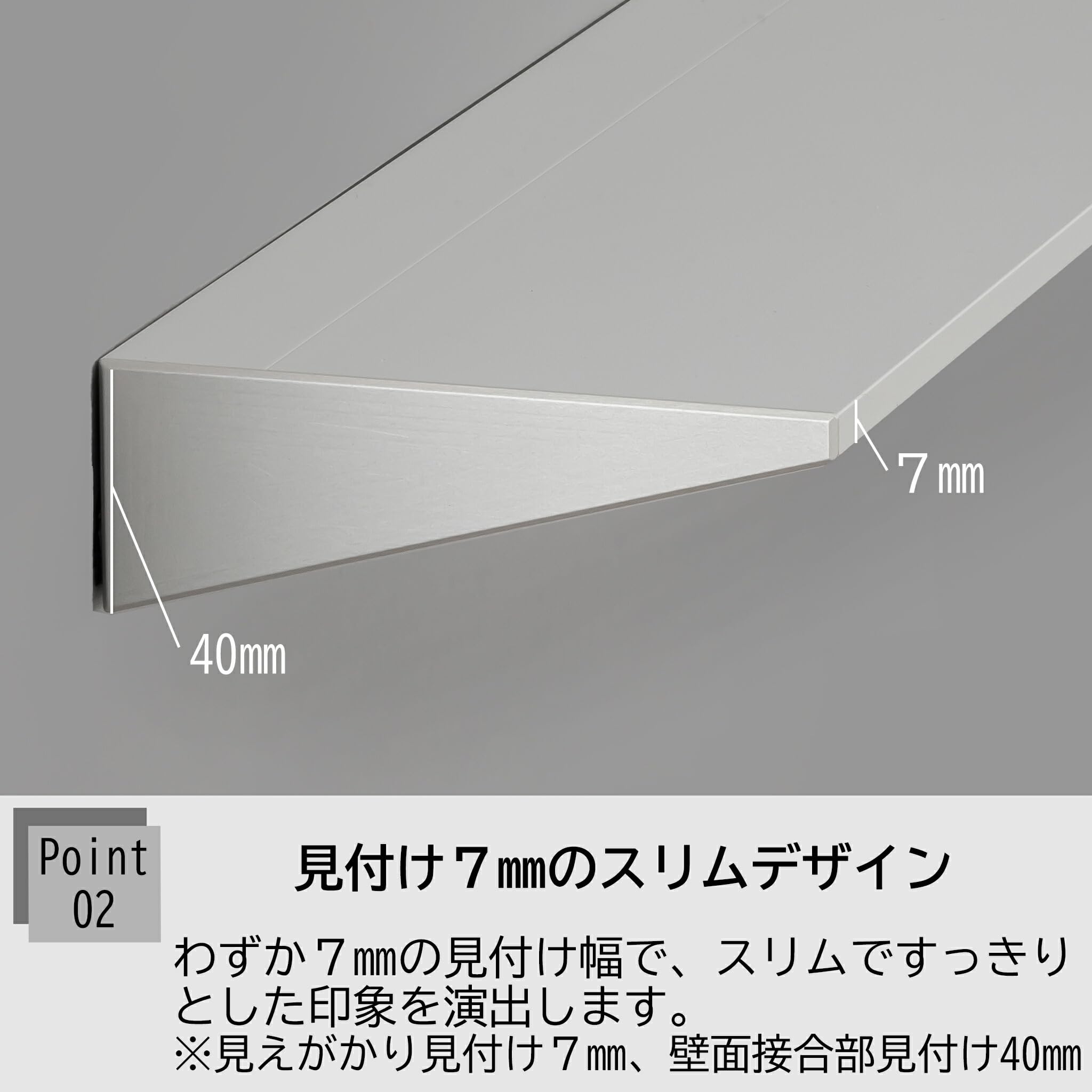 Amazon.co.jp: ALMETAX アルメタックス ウォールシェルフ 賃貸