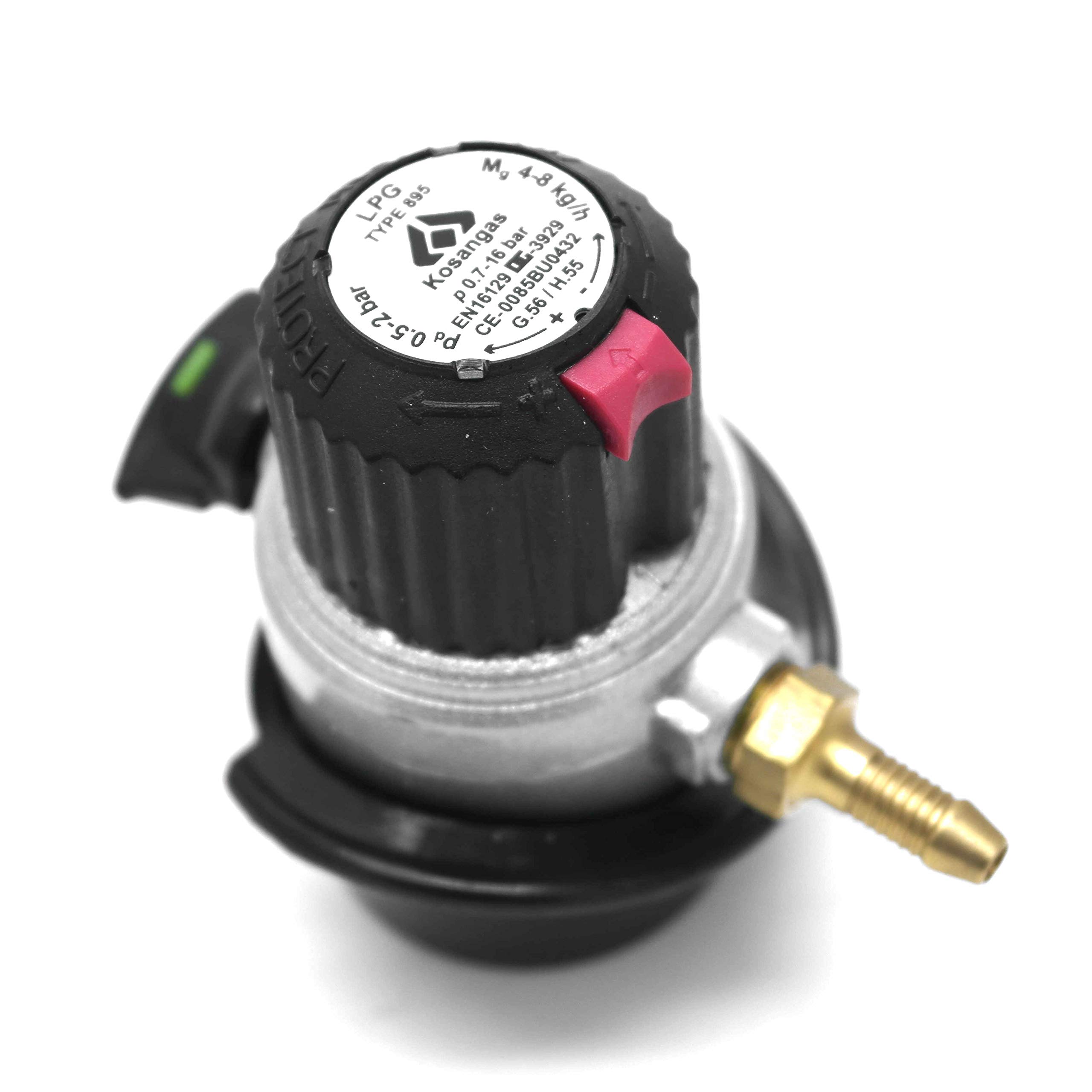 35mm Butane Regulator Irish Market High Pressure Jumbo 0.5-2bar