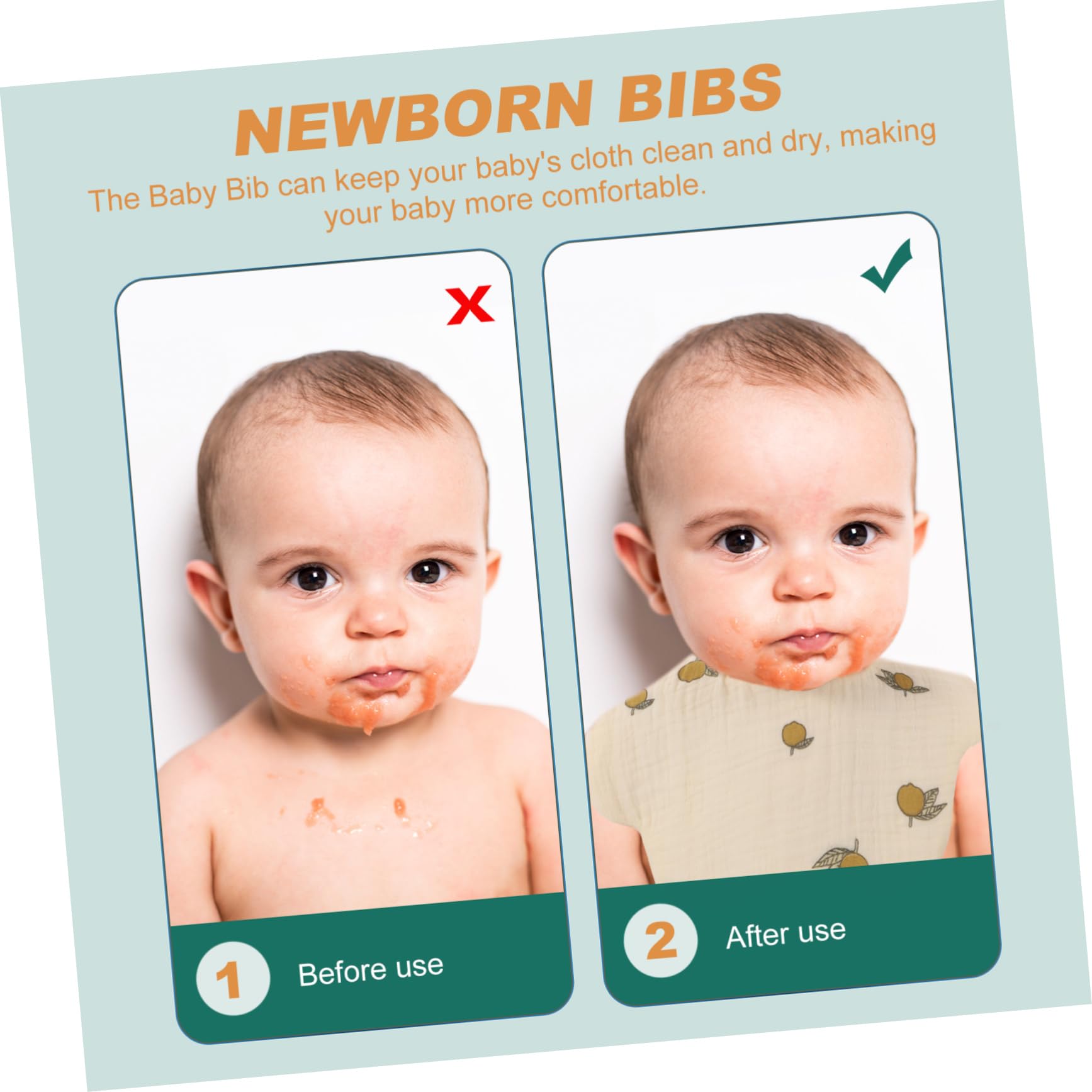 ibasenice Baberos bibs babete bebé toalla bebe costume toallas recién nacidas para niño babero toallas eructar toallas de saliva babero para la dentición algodón