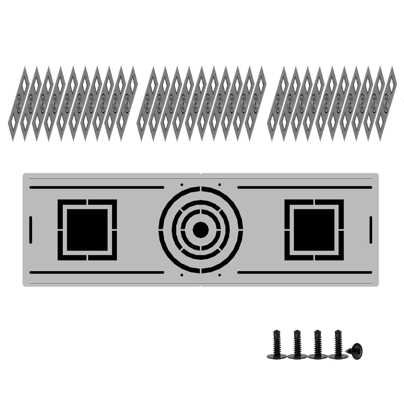 New Construction Mounting Plate for Recessed Lighting 4 Inch & 6 Inch - Durable Metal Plate with Symmetric Round Hole, Perfect for Wafer Lights & Led Can Lights for Ceiling - Light Fixtures (48)