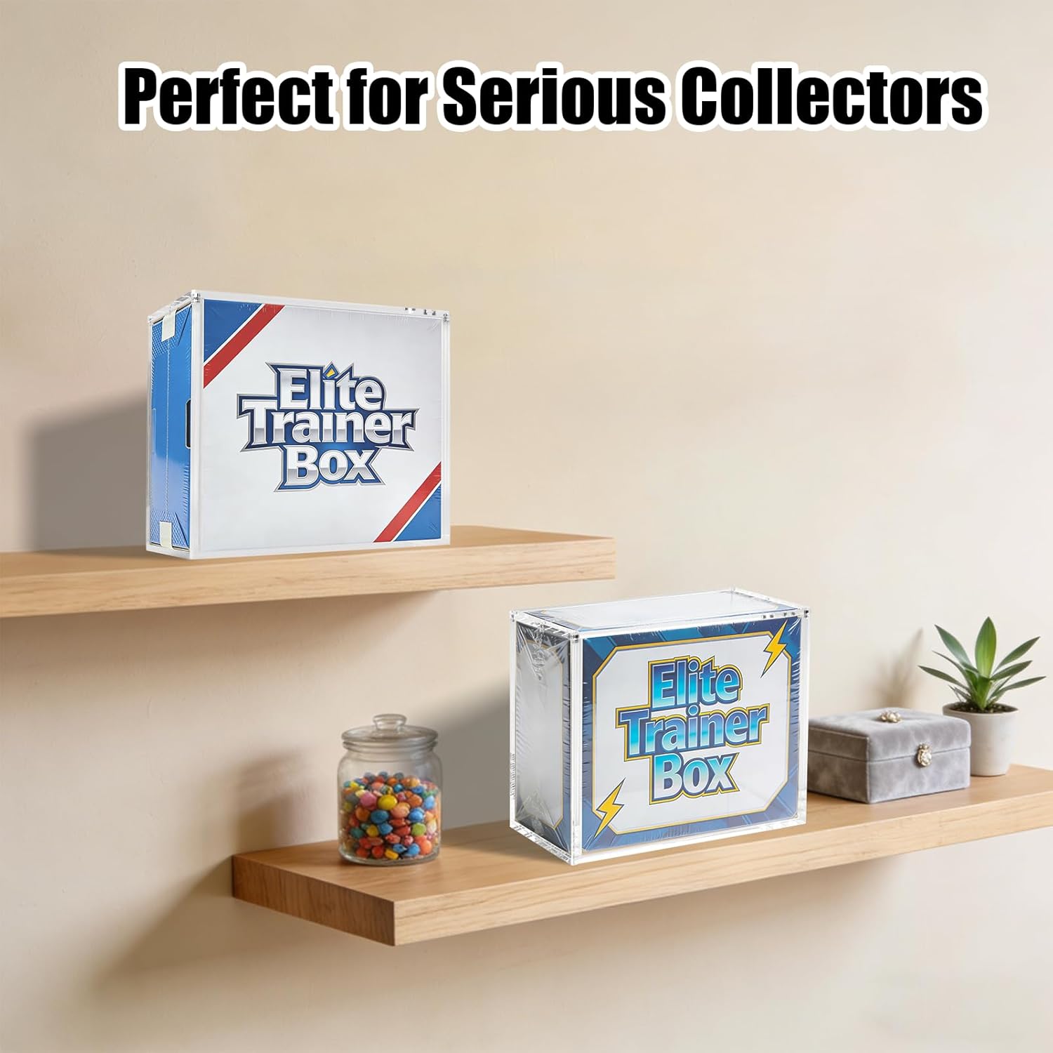 ETB Acrylic Case - UV Protection & Magnetic Closure, Suitable for ETB Box, Thick & Rigid Construction