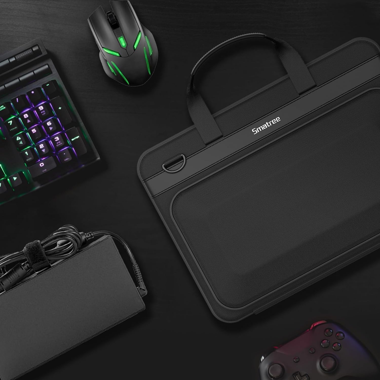 Smatree 17-18 pollici Laptop Case Borsa rigida compatibile con 18 pollici Alienware m18, per 17,3 pollici Alienware x17 R2 / m17 R5 Gaming Laptop Custodia rigida (A800XL)