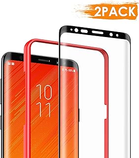 DEKOLY Protector de Pantalla para Samsung Galaxy S8 Vidrio Templado [2-Pack] [Alta Definici?n] [Anti-rasgu?os] Galaxy S8 Pel?cula Protectora para Samsung S8 con Herramientas y Marco para Instalado