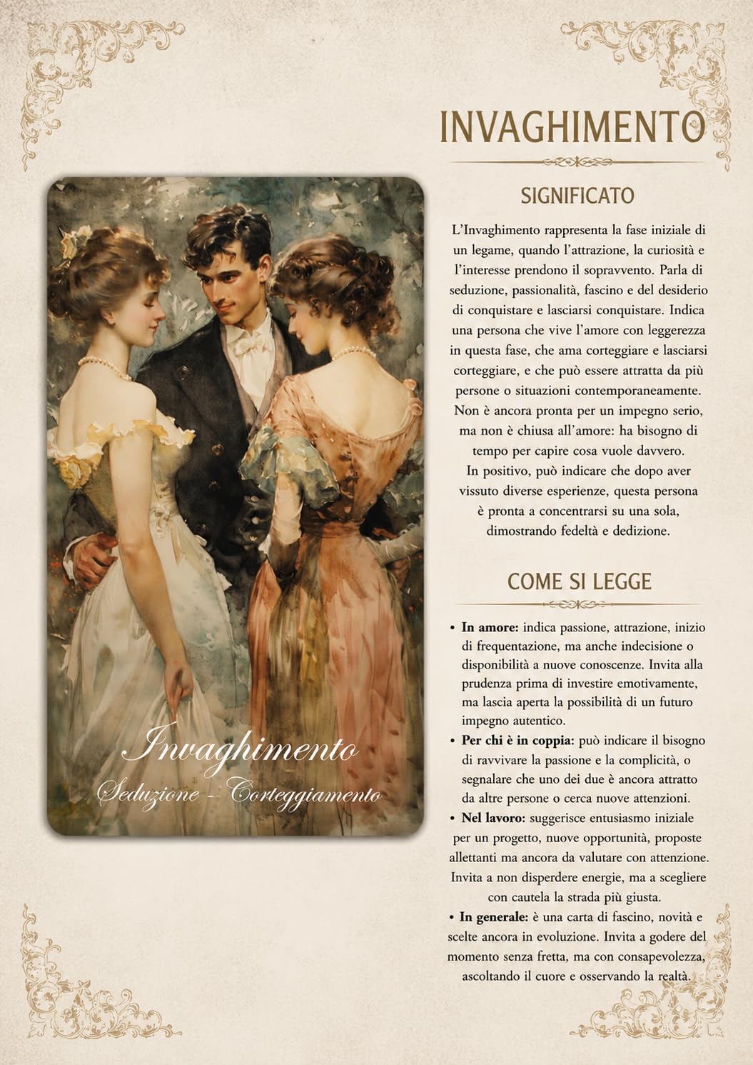 Sibille dei Legami – 60 Carte Divinatorie per consulti sentimentali e relazionali. Scatola a Finitura Effetto Touch