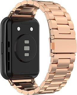 سوار ساعة بديل قابل للتعديل من فولاذ مقاوم للصدأ متوافق مع ساعة هواوي فيت 2 وساعة هواوي فيت 2 اكتيف/ كلاسيك/ اليجانت الذكية