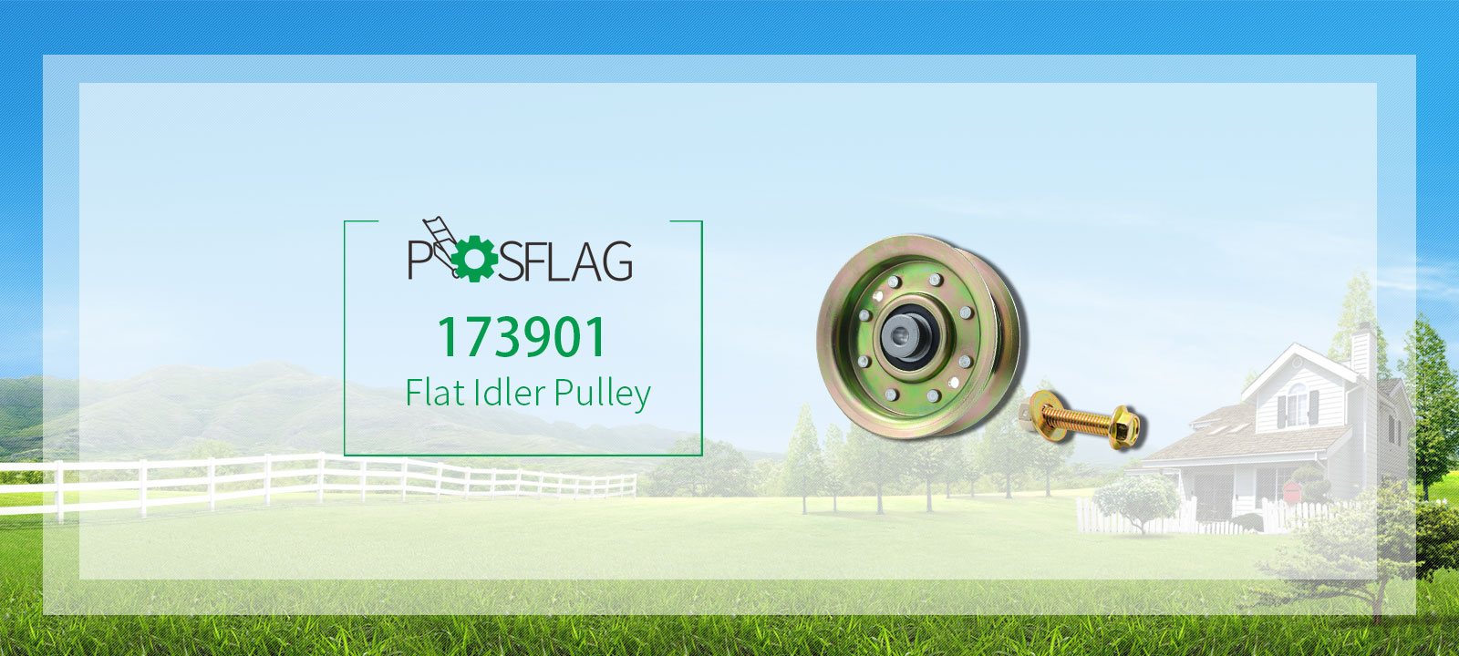 Amazon.com : POSFLAG 2 Pack 156493 Idler Pulley Replaces Craftsman