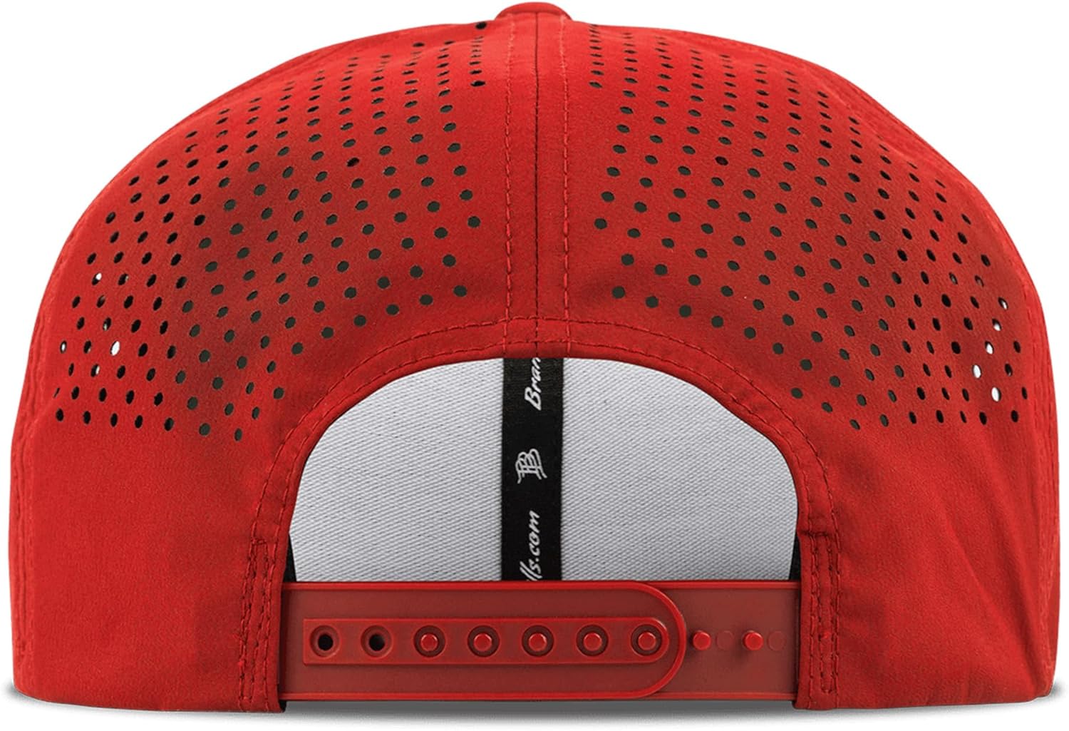 Branded Bills Officially Licensed x Mississippi Old Miss Rebels Flat Performance Collection Ole Miss Navy Script PVC - Image 2